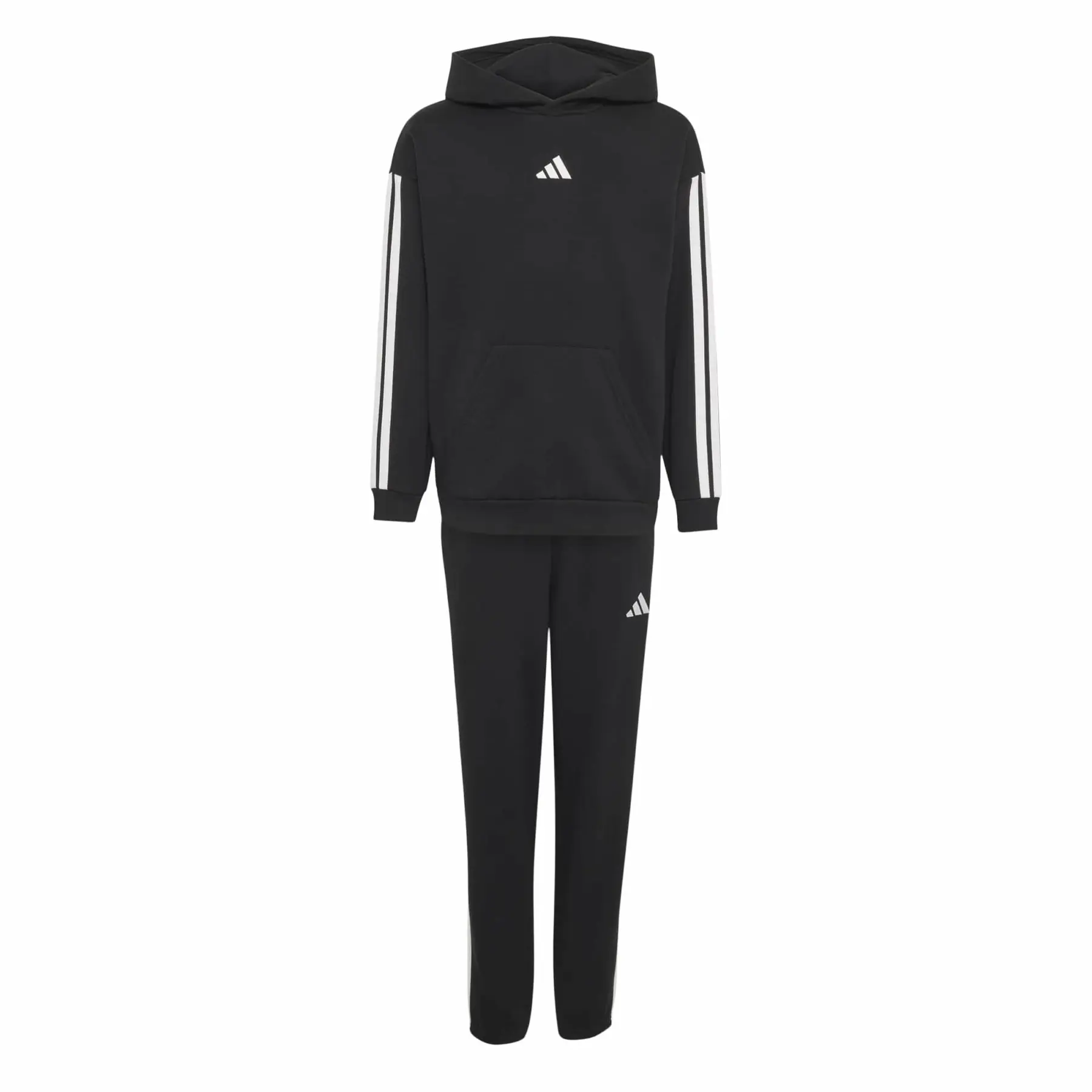 Adidas Noir Children's Tracksuit Essentials 3-Stripes