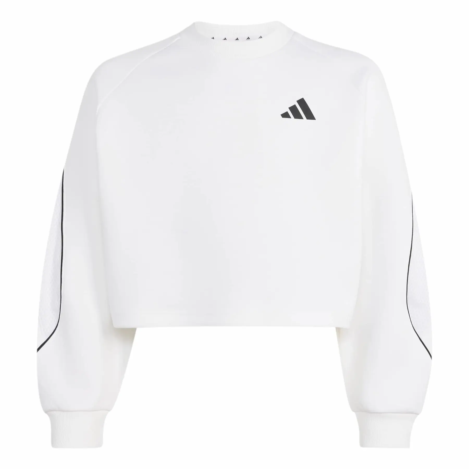 Adidas Girls Blanc Sweatshirt Stadium