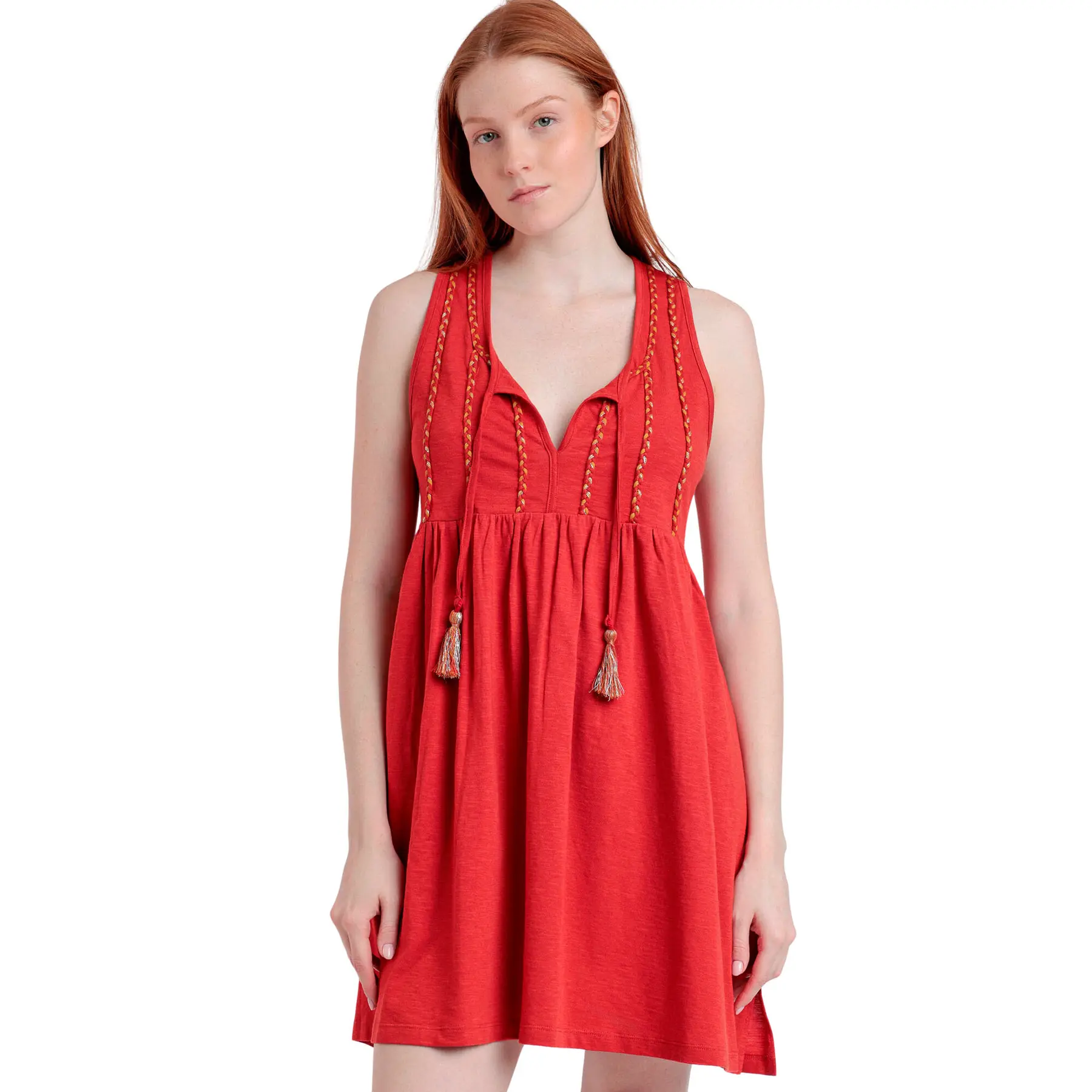 Admas Women's Orange Dress Barbados Beach