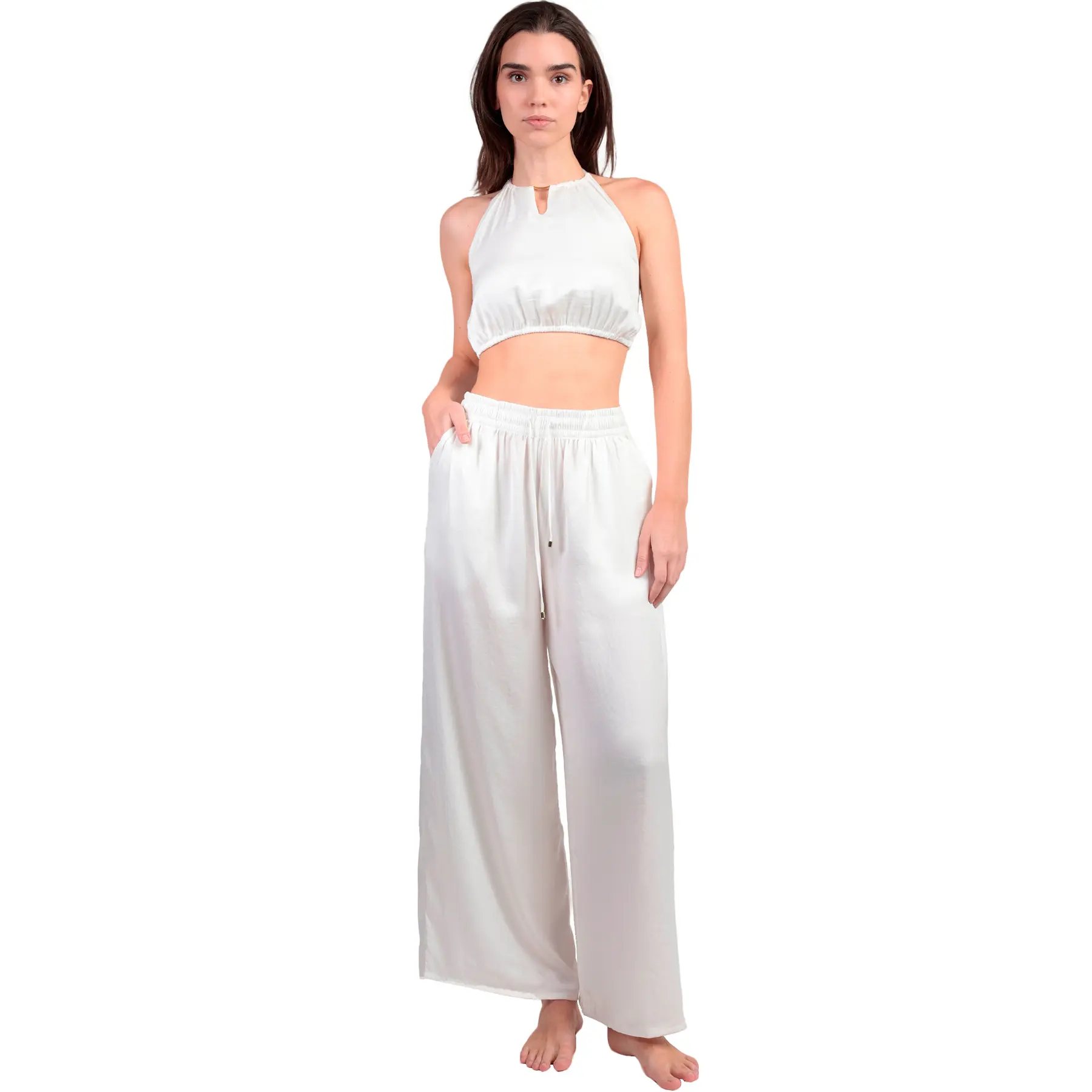 Completo top e pantaloni donna  Satinee Beach
