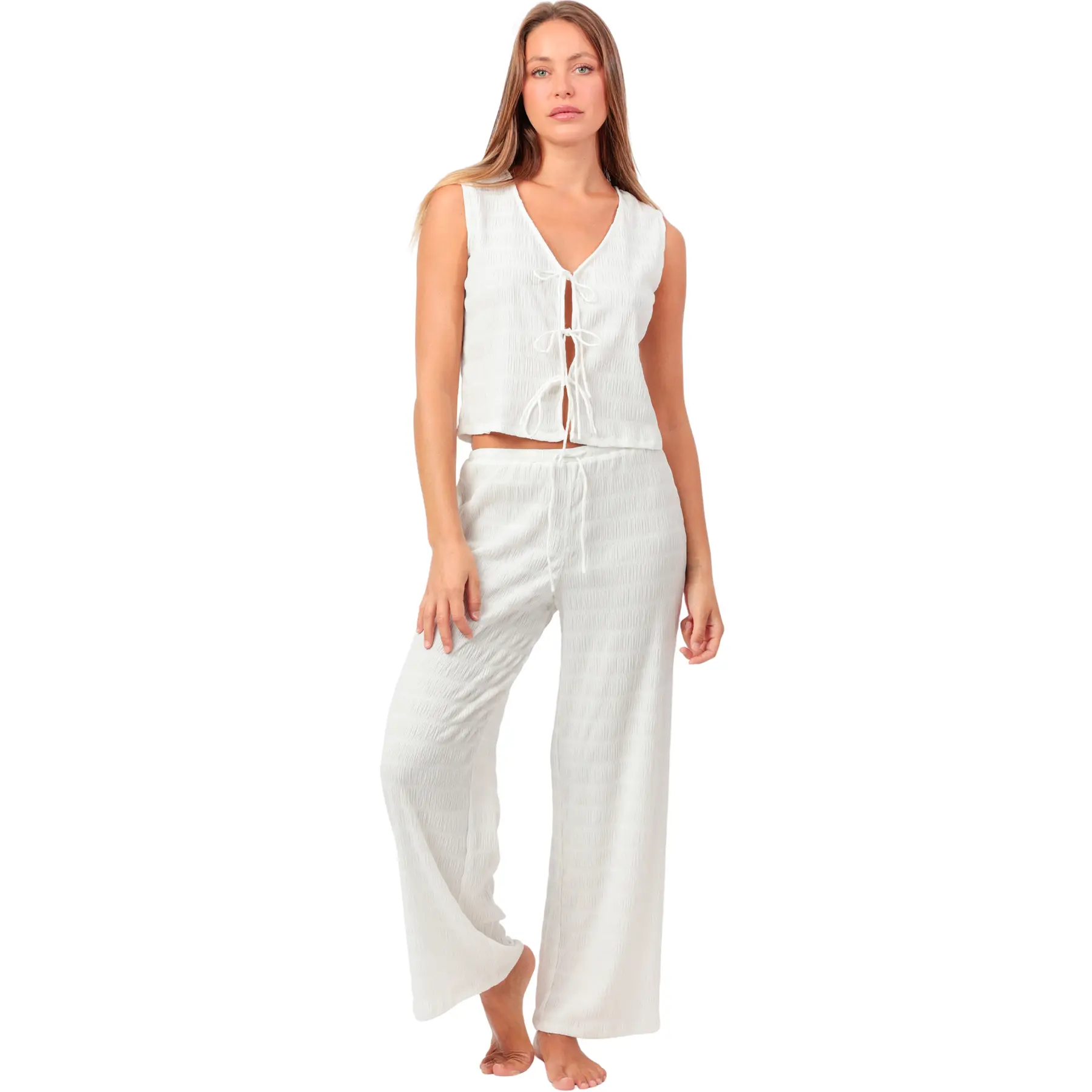 Completo pantalone e top donna  Halter Style
