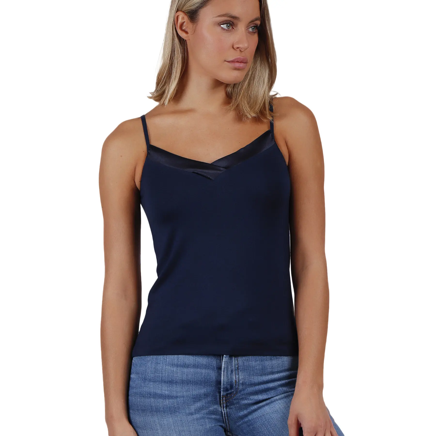 Canottiera da donna  Escote Raso