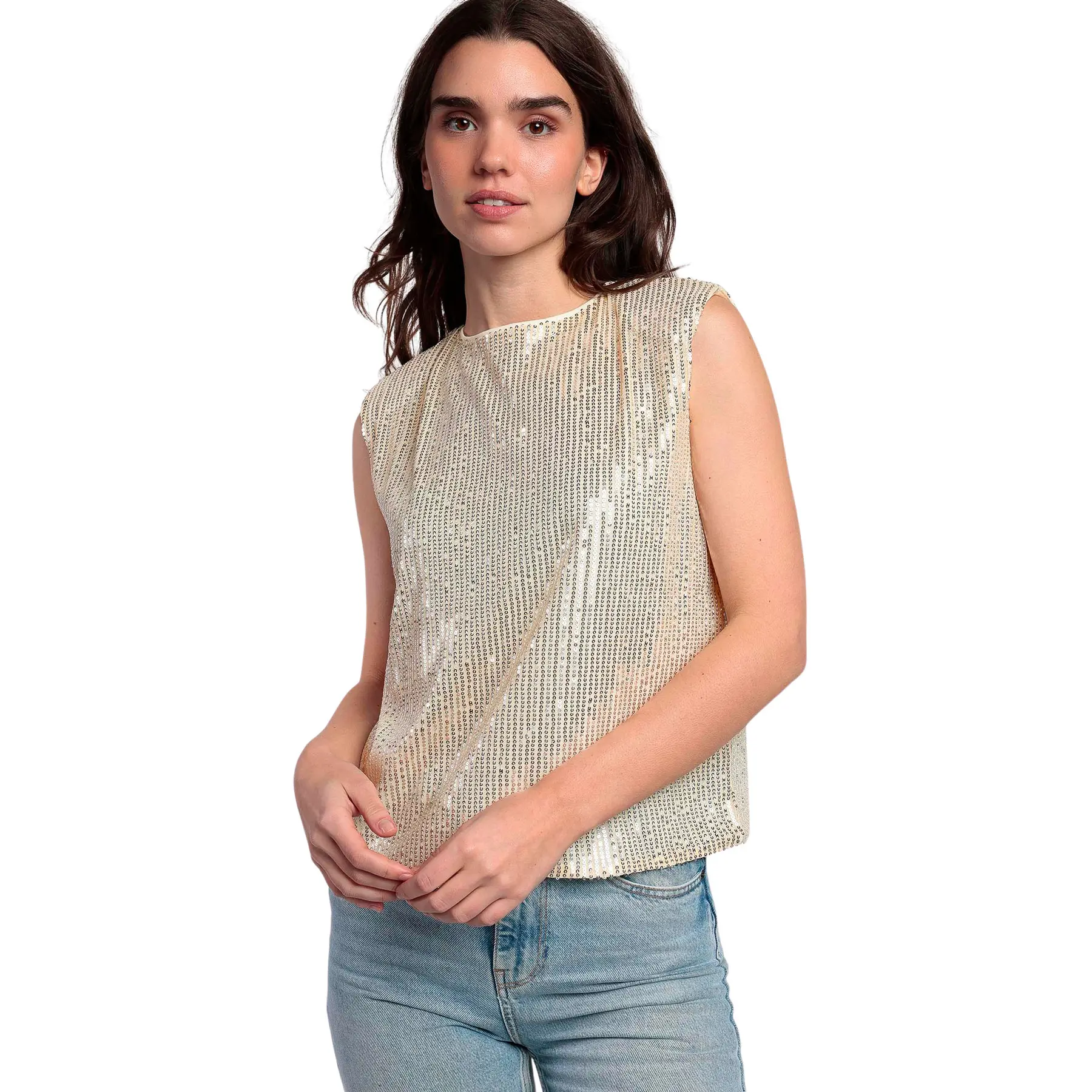 Canottiera da donna in paillettes  Bright And Shine