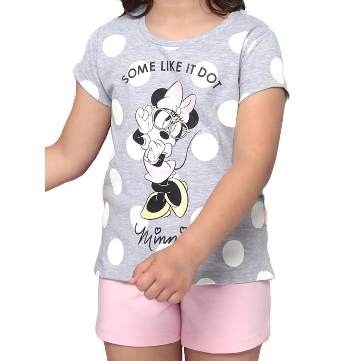 Pyjama T-shirt en Short Meisje Admas Minnie Dots Disney