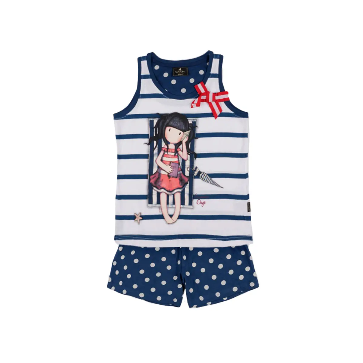 Mädchen-Pyjama Admas Summer Days Santoro