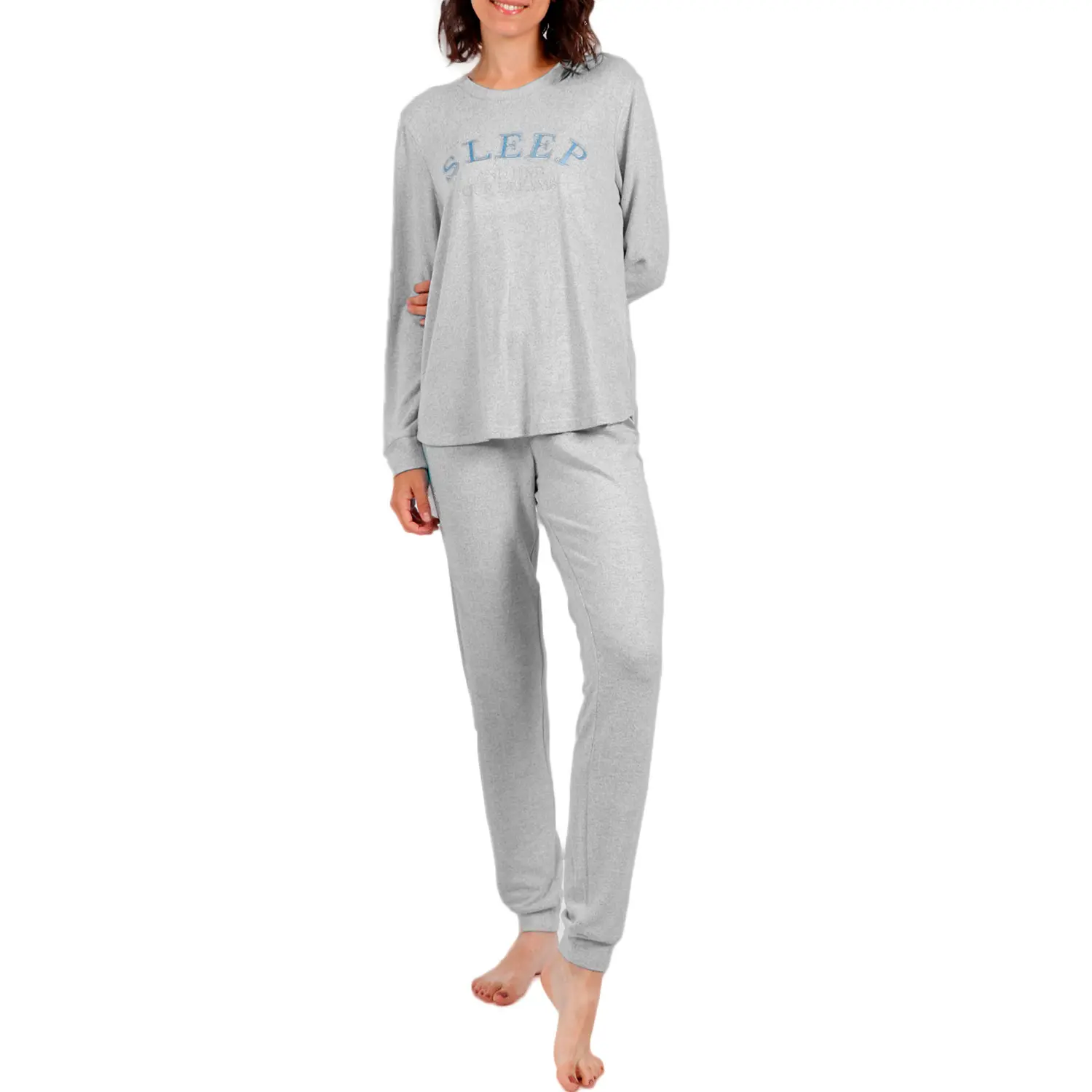Image of Schlafanzug Sweatshirt und Hose Damen Admas Sleep