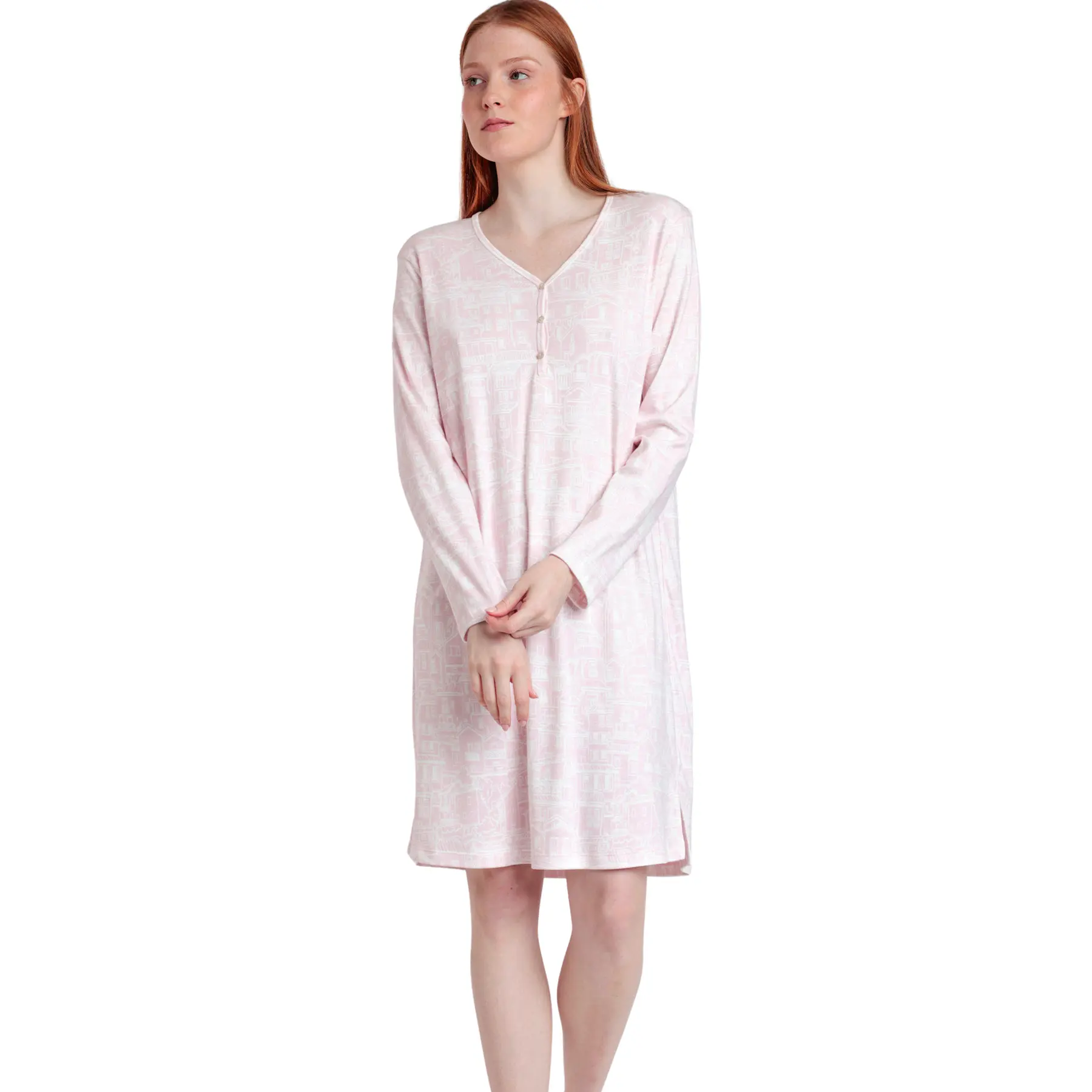 Chemise da notte a maniche lunghe donna  La Vie Est Belle