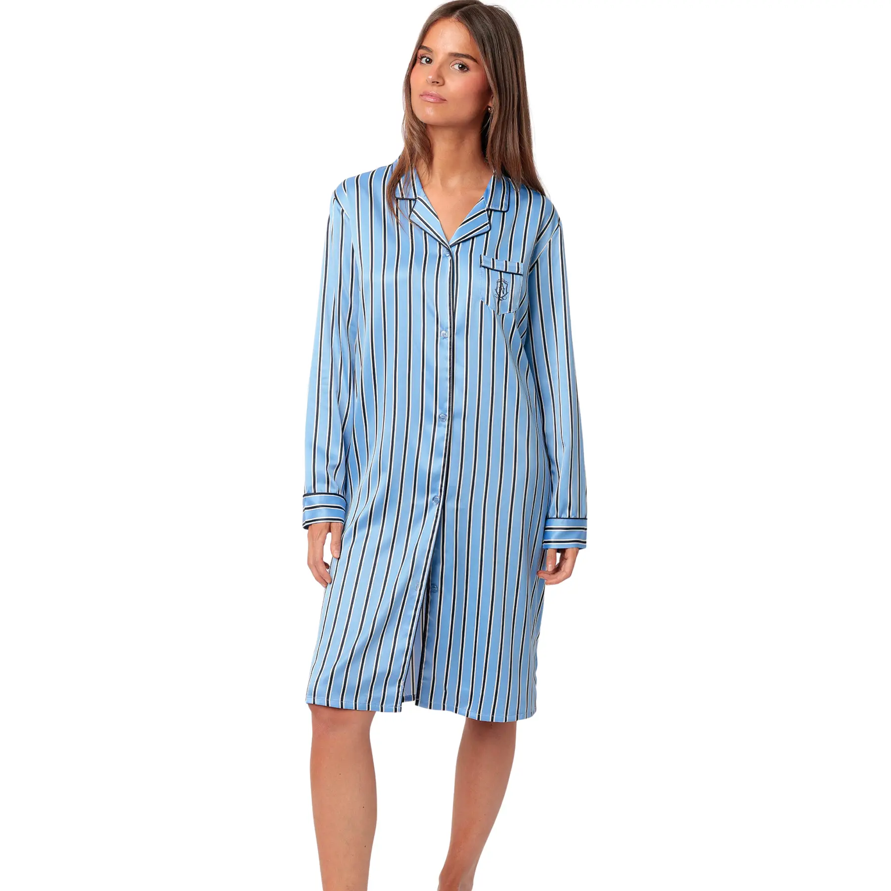 Chemise da notte a maniche lunghe donna  ADM Secret