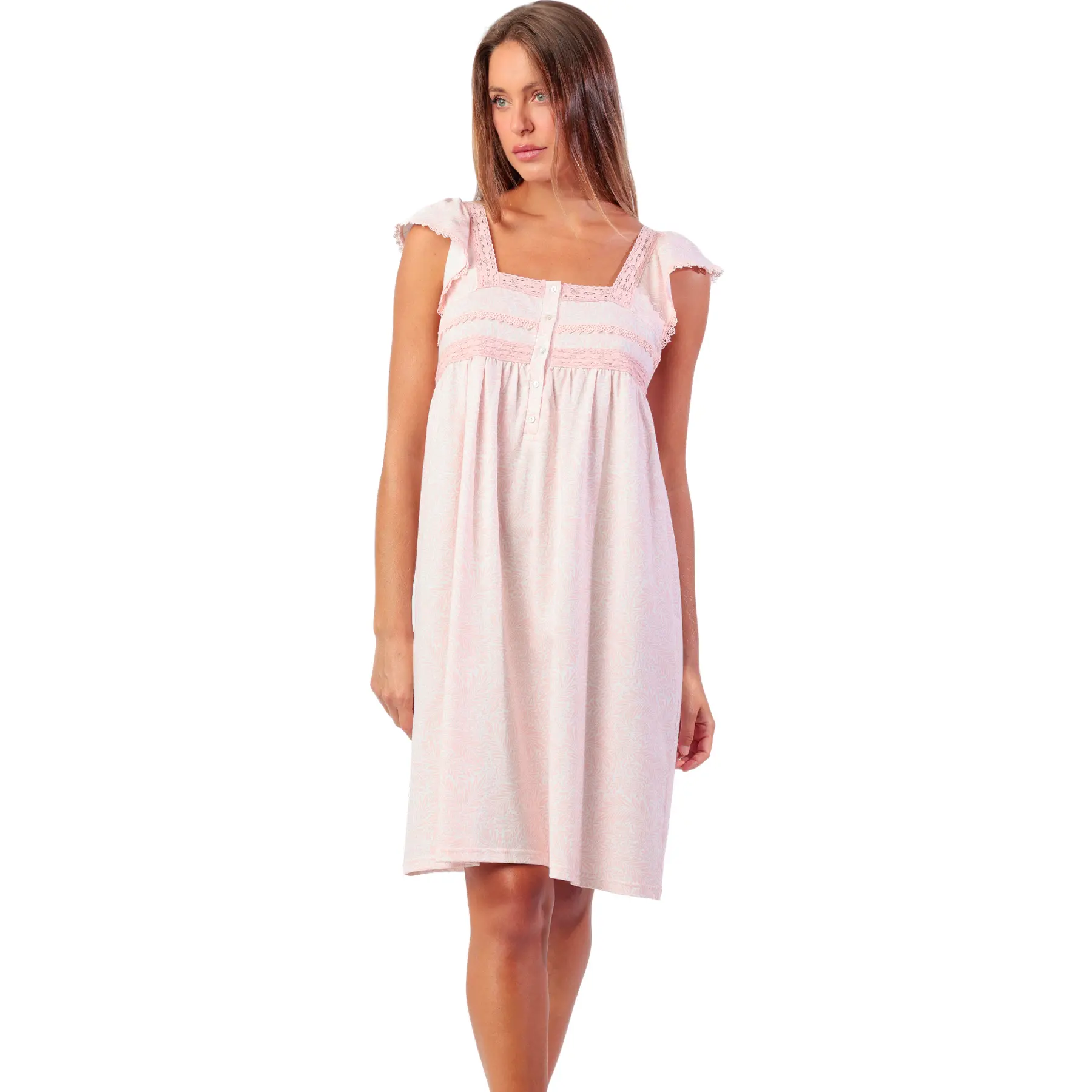 Camicia da notte maniche corte donna  Light Classic
