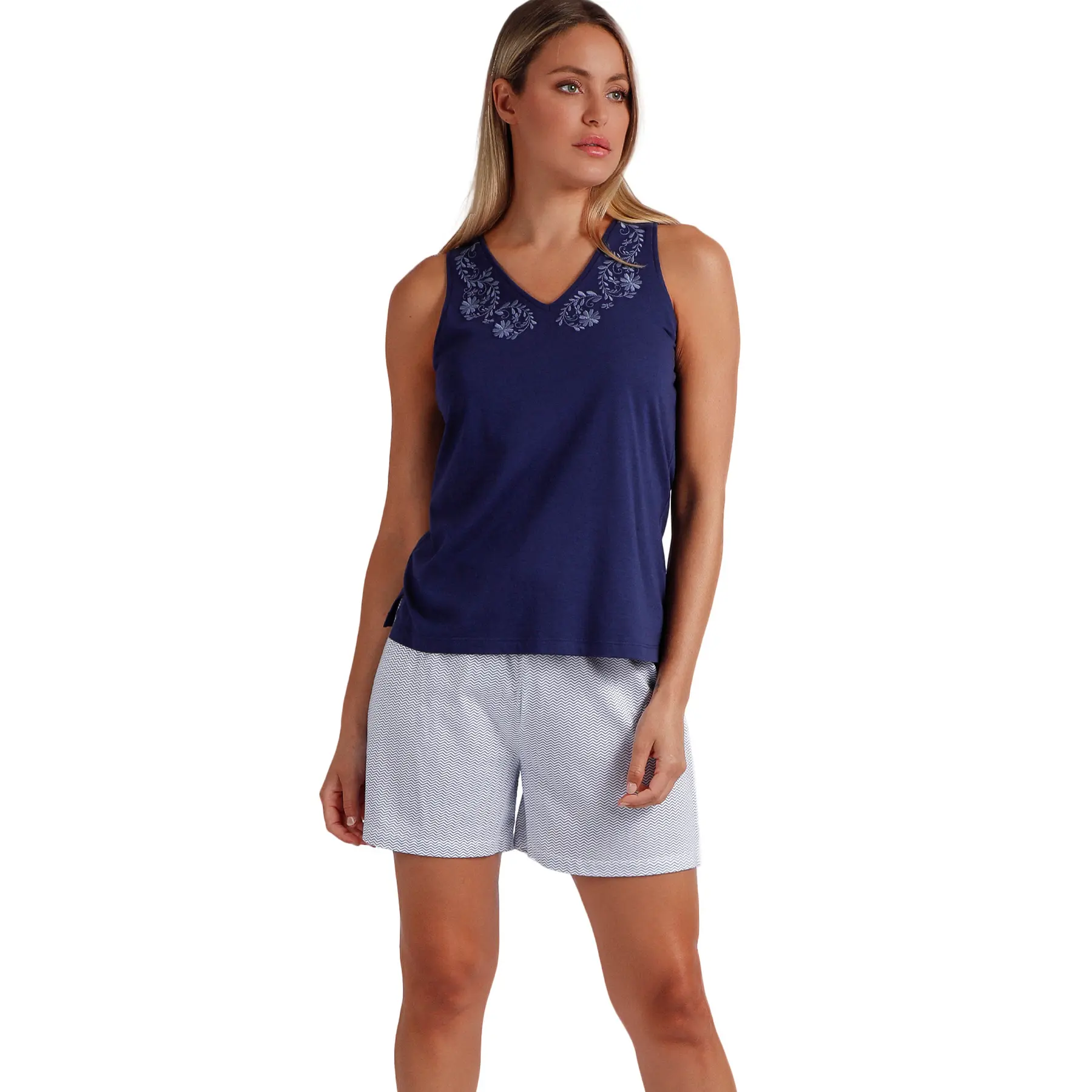 Pigiama canottiera e short donna  Mod