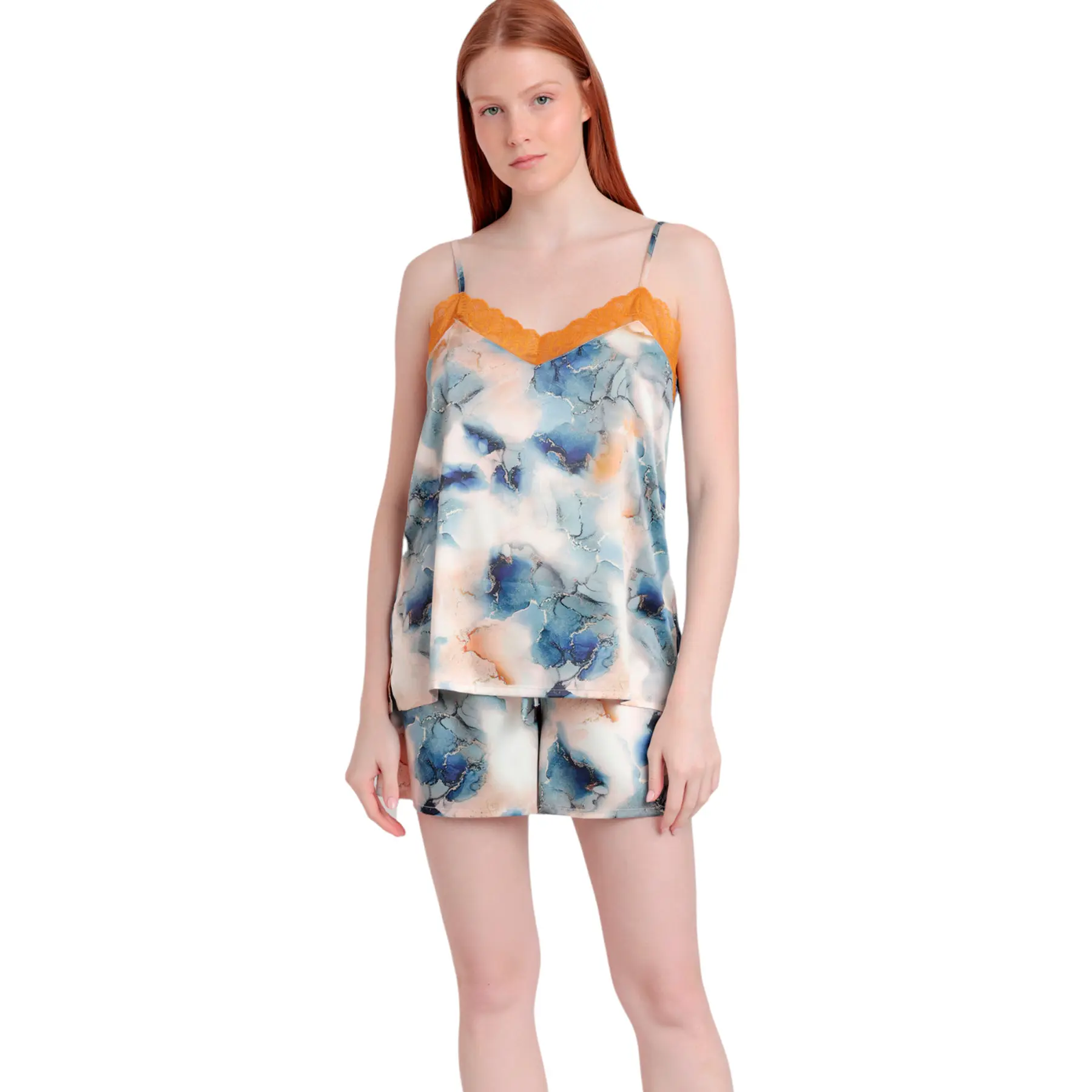 Pigiama caraco e short donna  Tile