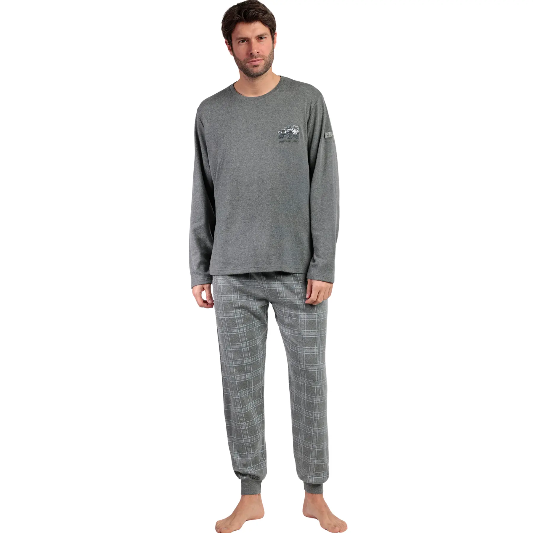 Image of Pyjama Oberteil mit langen Ärmeln und Hose Admas Suv Antonio Miro