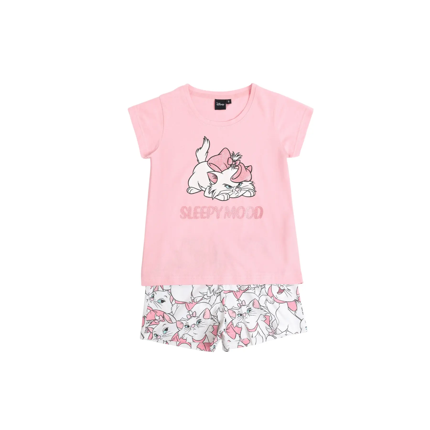Pyjama T-shirt en Short Meisje Admas Sleepy Marie Disney