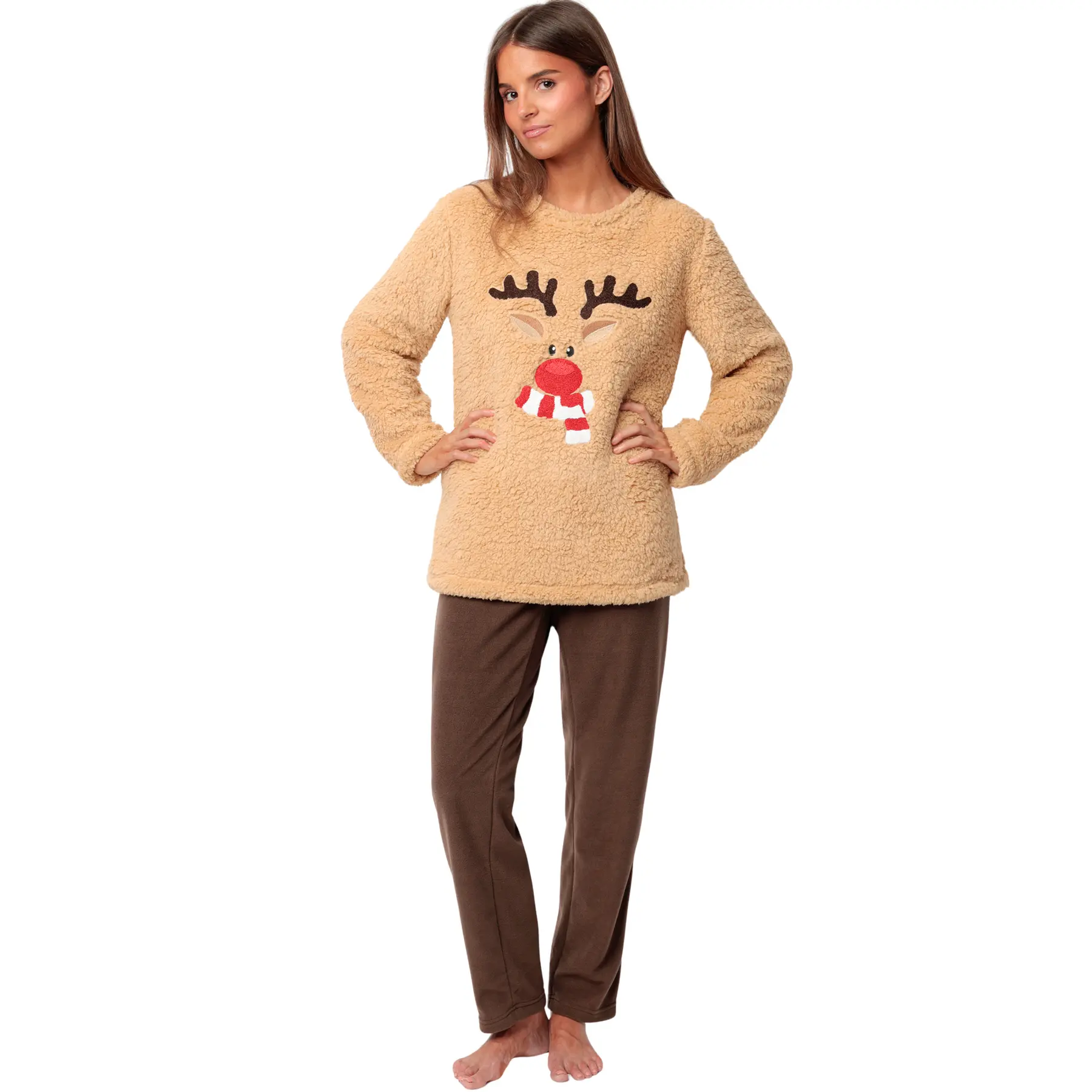 Pyjama top e pantaloni donna  Reindeer