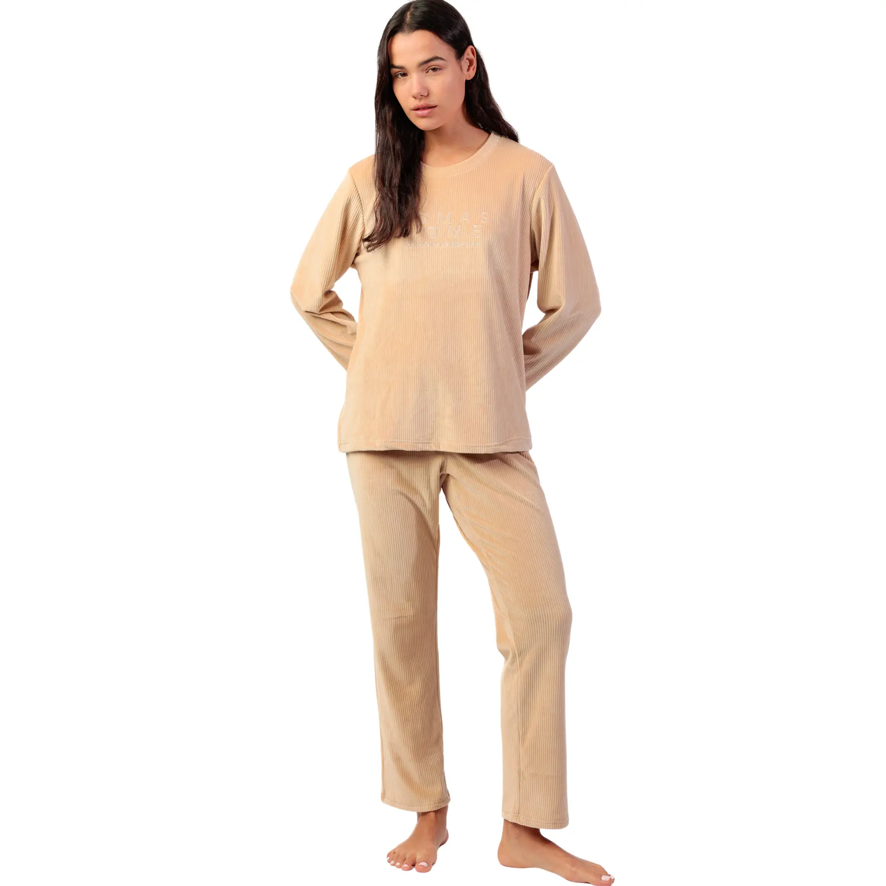 Pigiama a maniche lunghe e pantaloni donna  Home