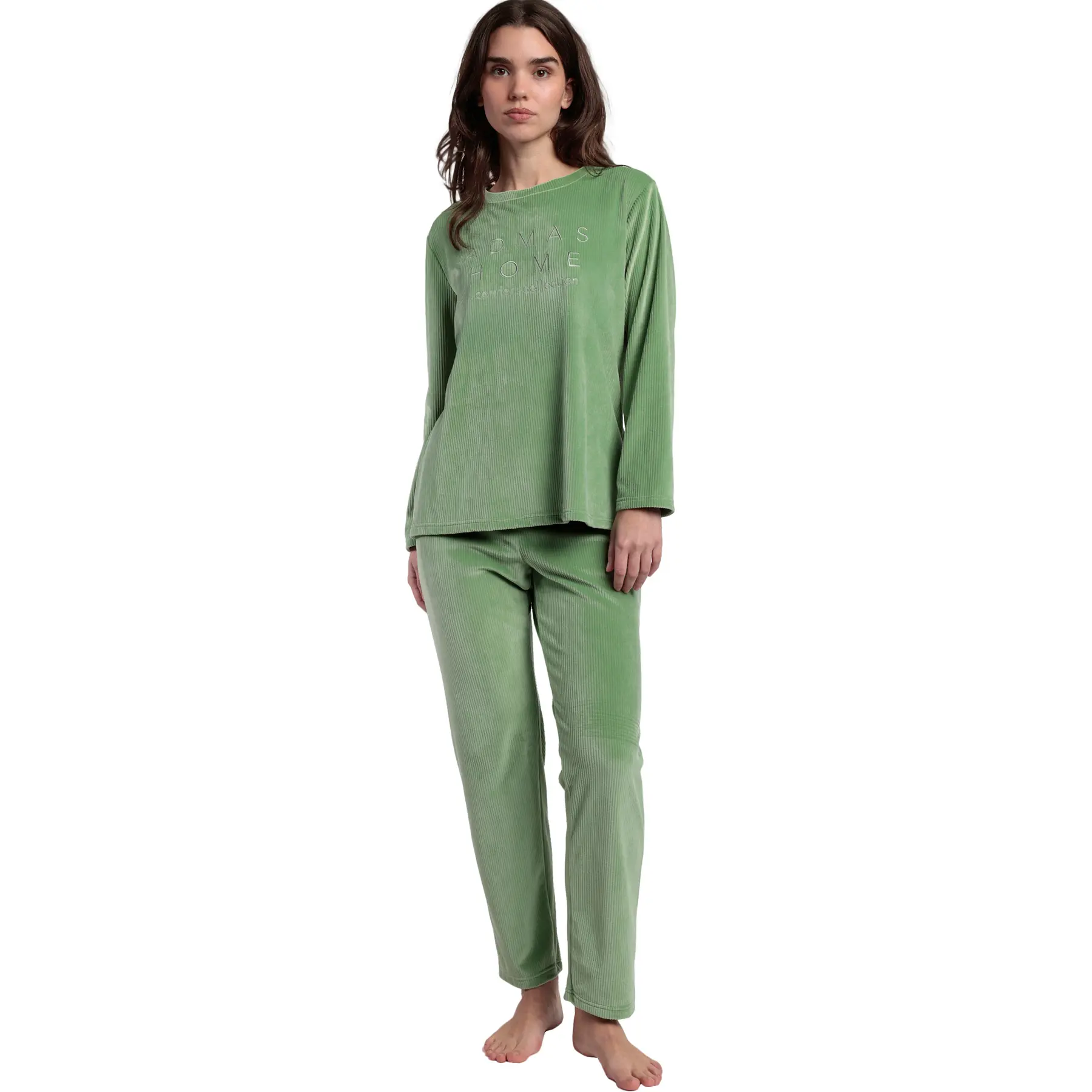 Pigiama a maniche lunghe e pantaloni donna  Home