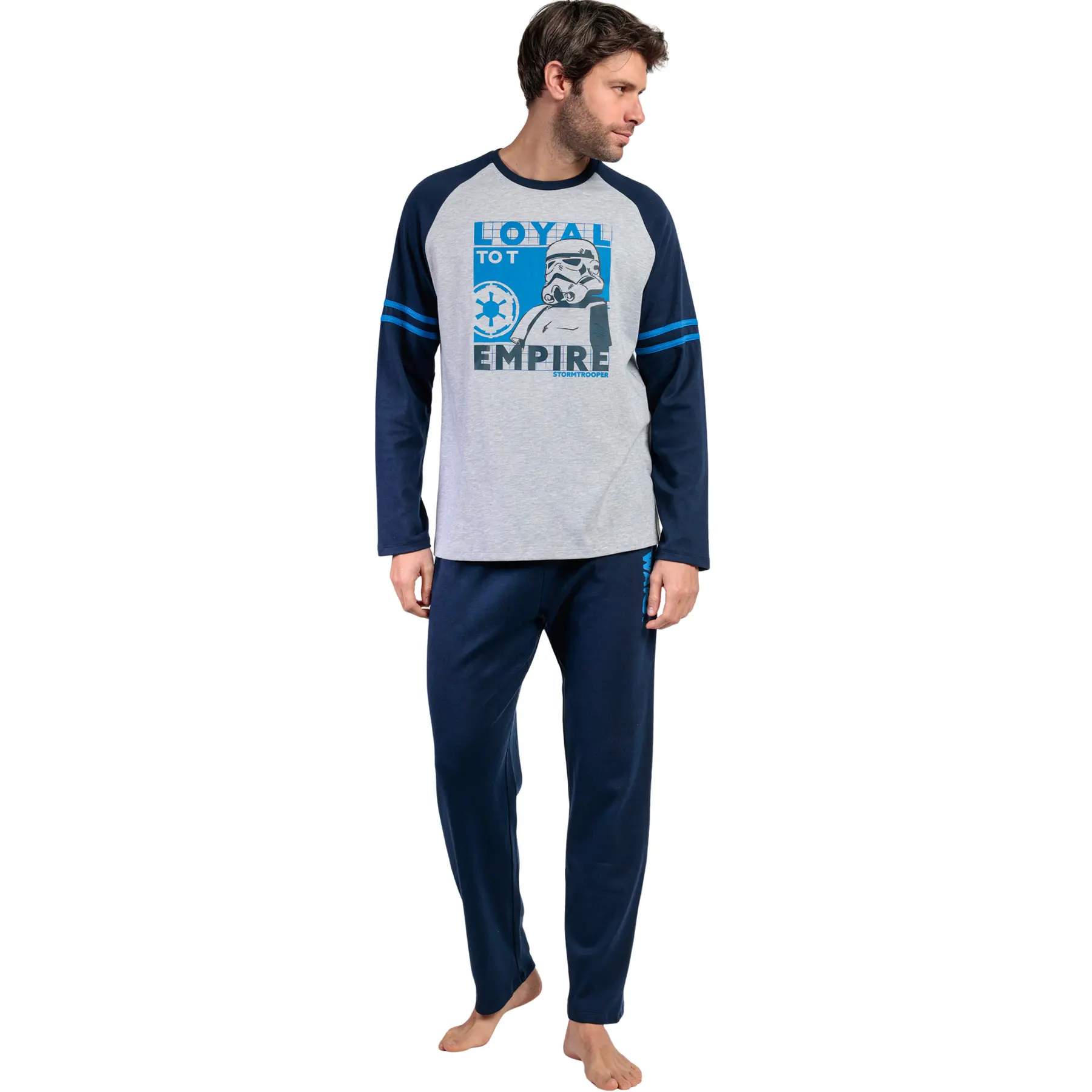 Image of Pyjama Oberteil mit langen Ärmeln und Hose Admas Sport Star Wars