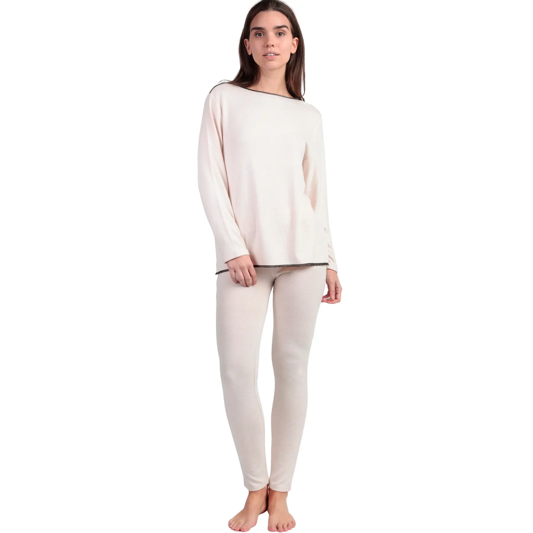 Pigiama a maniche lunghe e leggings donna  Elegant At Home