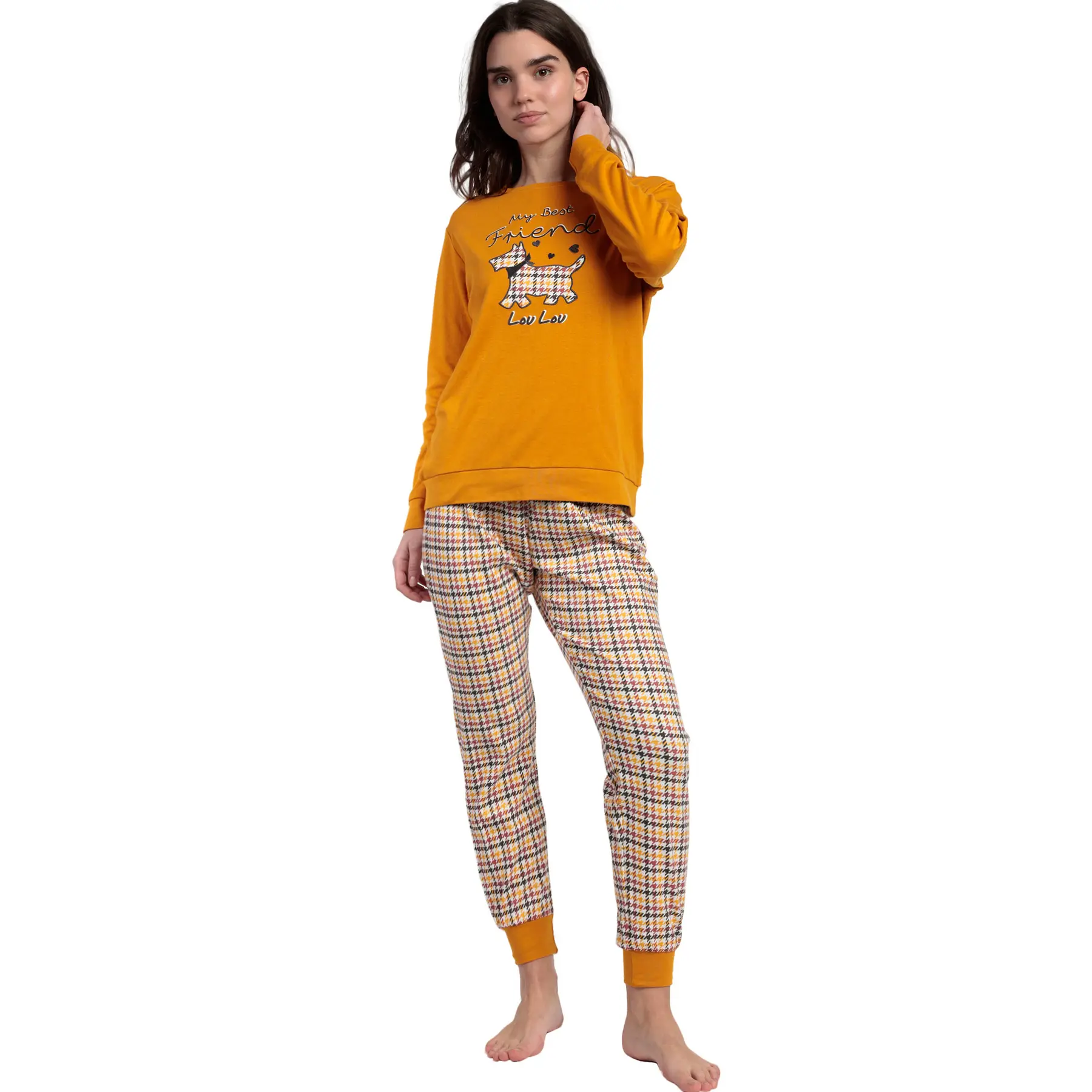 Pigiama a maniche lunghe e pantaloni donna  LouLou Returns