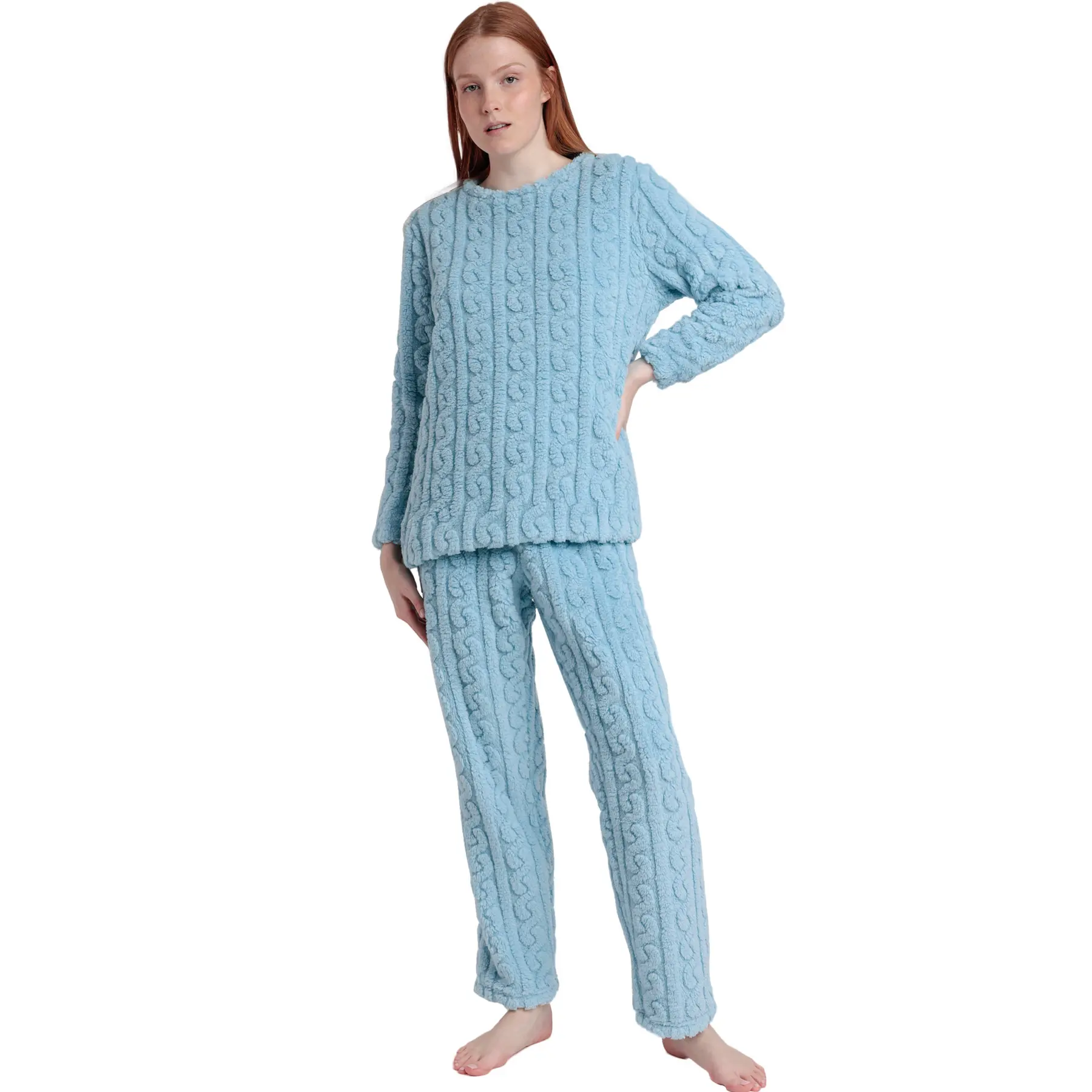 Pigiama top maniche lunghe e pantaloni alto maniche lunghe e pantaloni donna  Chains