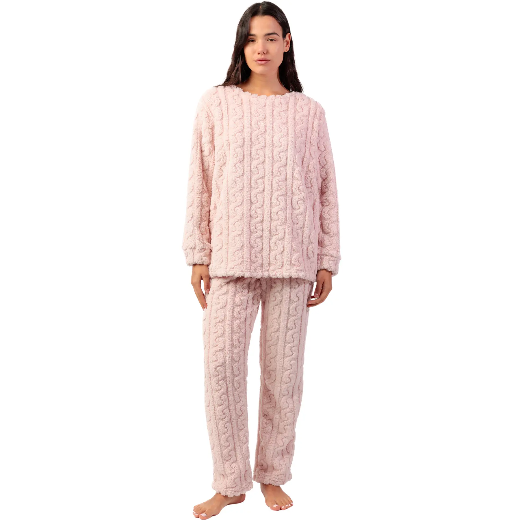 Pigiama top maniche lunghe e pantaloni alto maniche lunghe e pantaloni donna  Chains