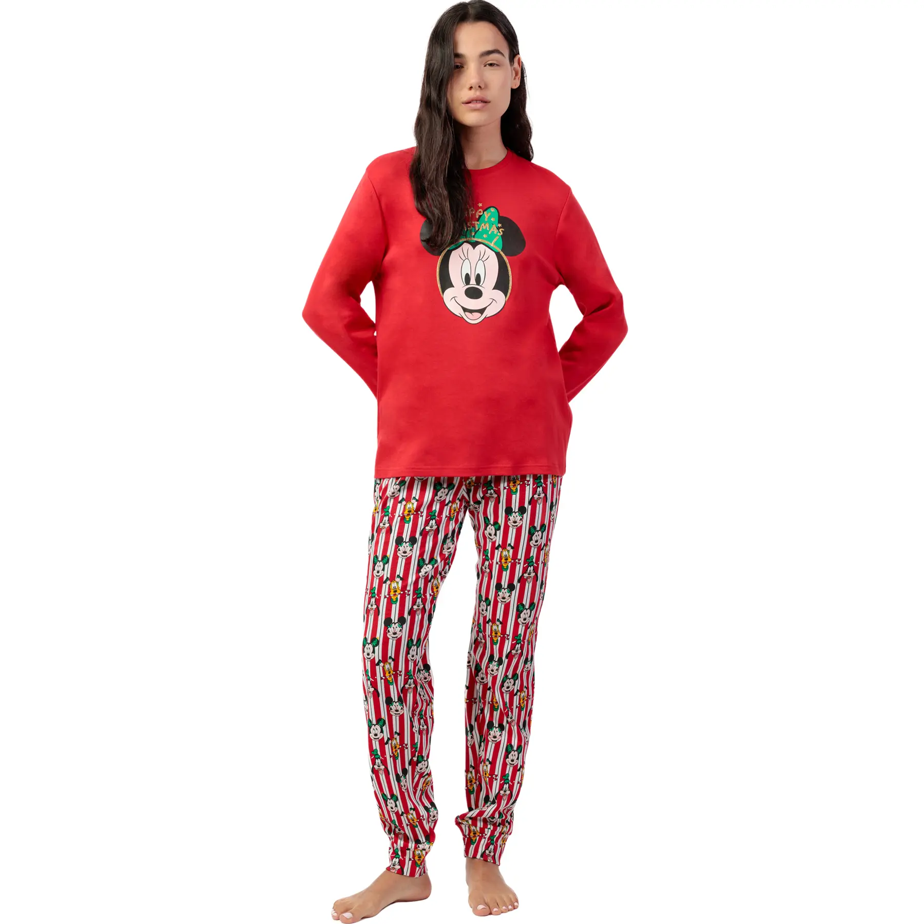 Pigiama a maniche lunghe e pantaloni donna  Party Friends Disney