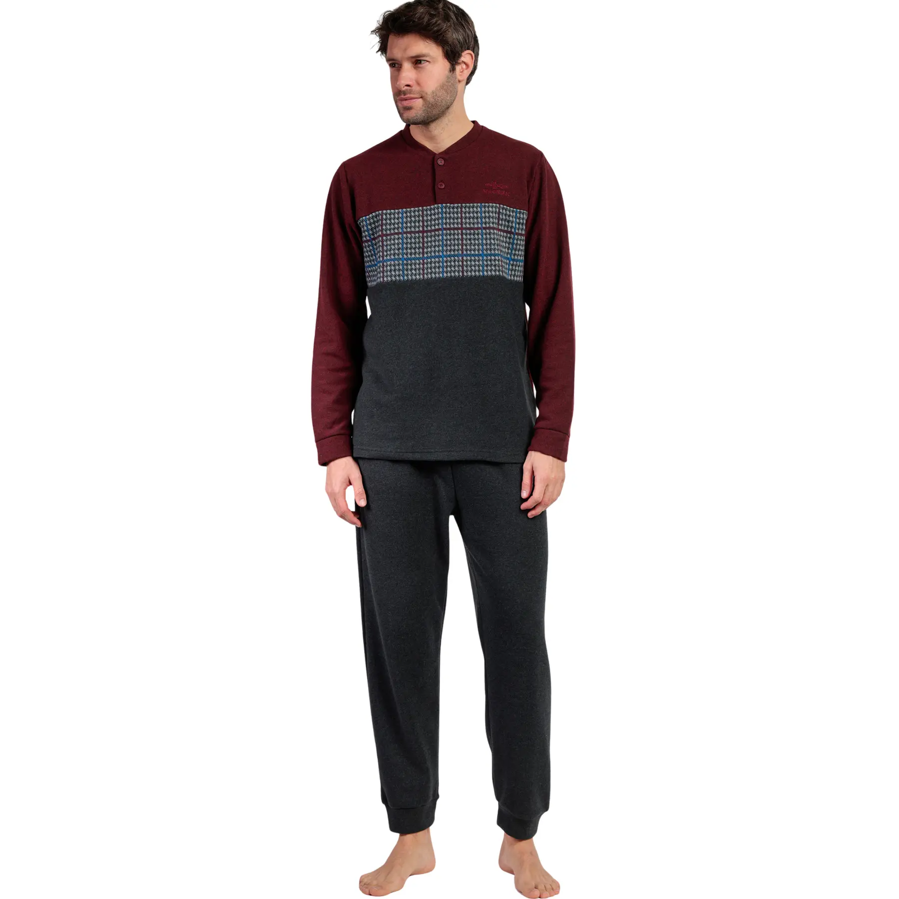 Image of Langärmliger Polo-Schlafanzug mit Hose Admas Royals