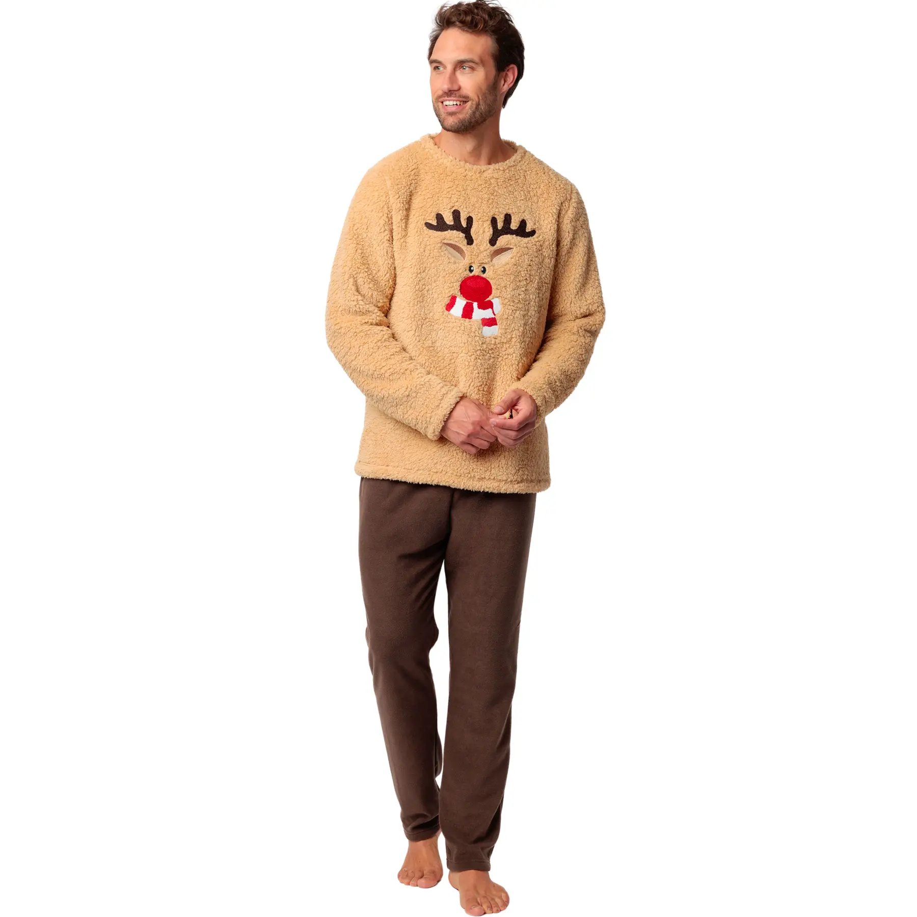 Image of Schlafanzug Oberteil und Hose Admas Reindeer