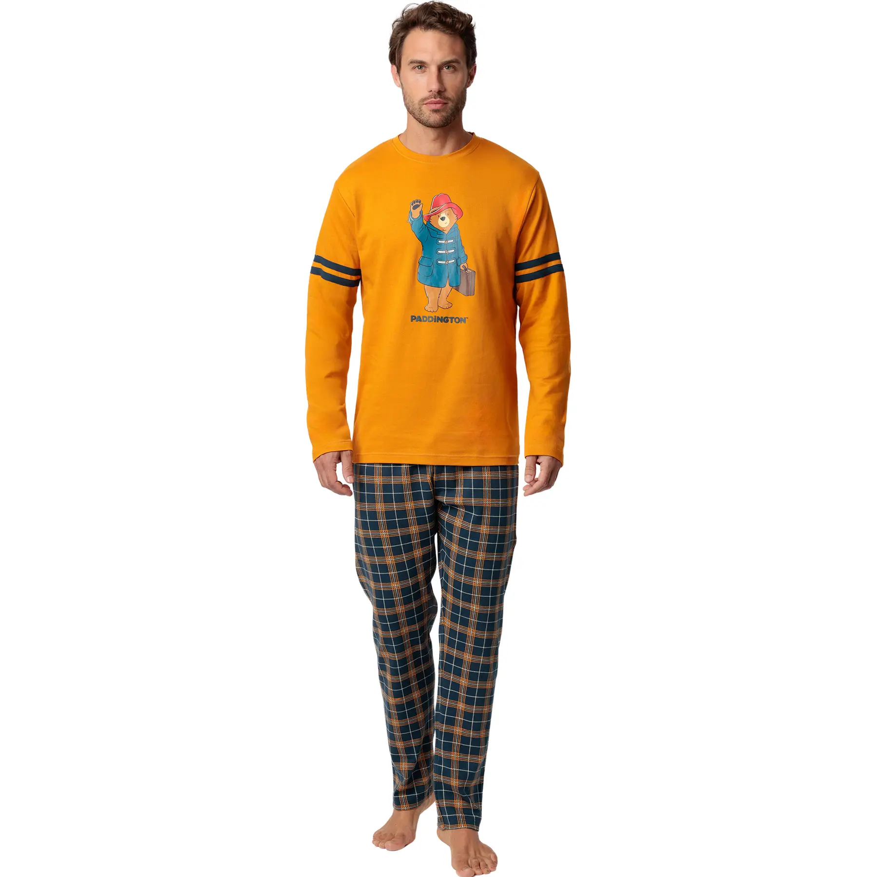 Image of Pyjama Oberteil mit langen Ärmeln und Hose Admas Square Paddington