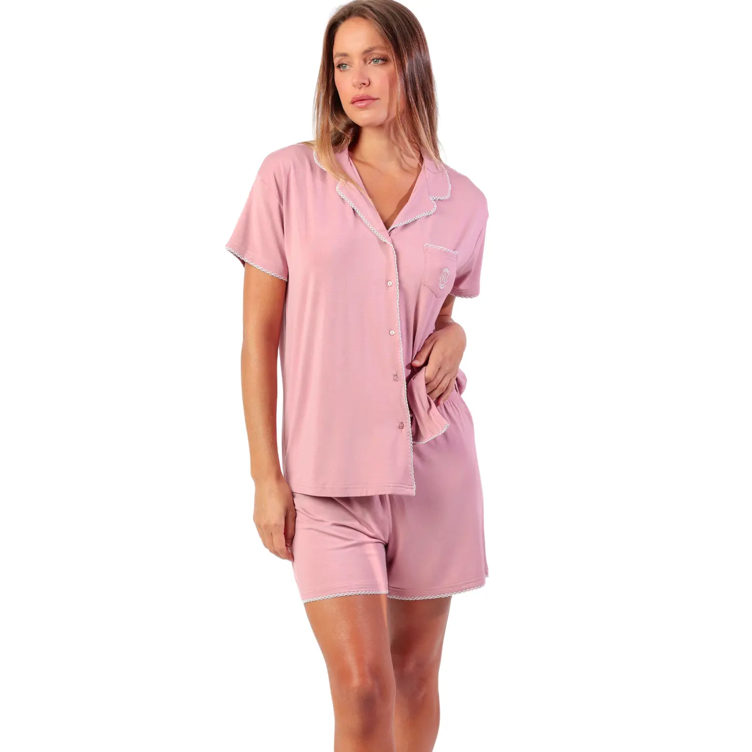 Pigiama maglietta maniche corte e shorts donna  Classic Summer