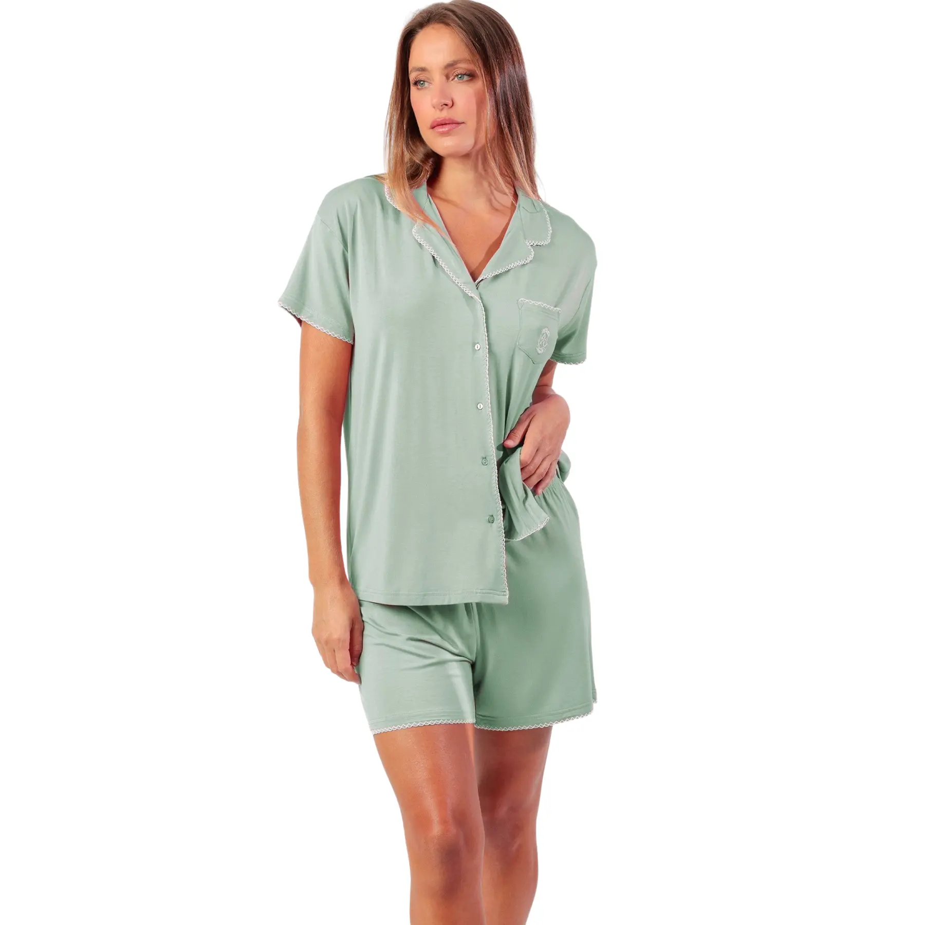 Pigiama maglietta maniche corte e shorts donna  Classic Summer