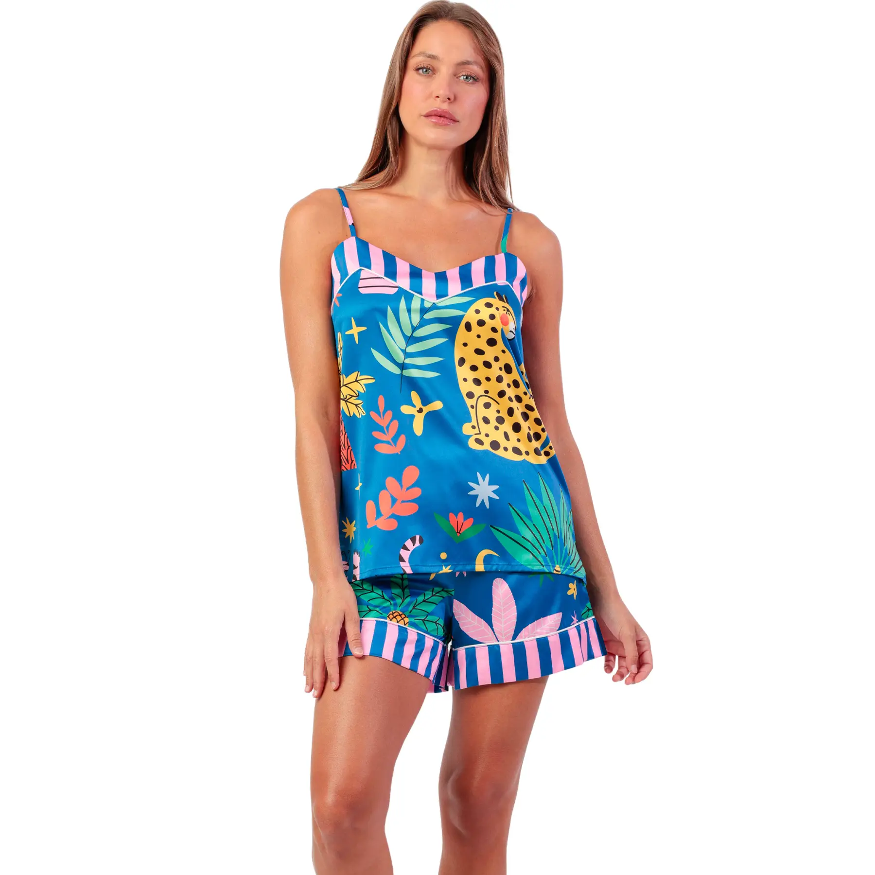 Pigiama caraco e short donna  Luxe Sauvage