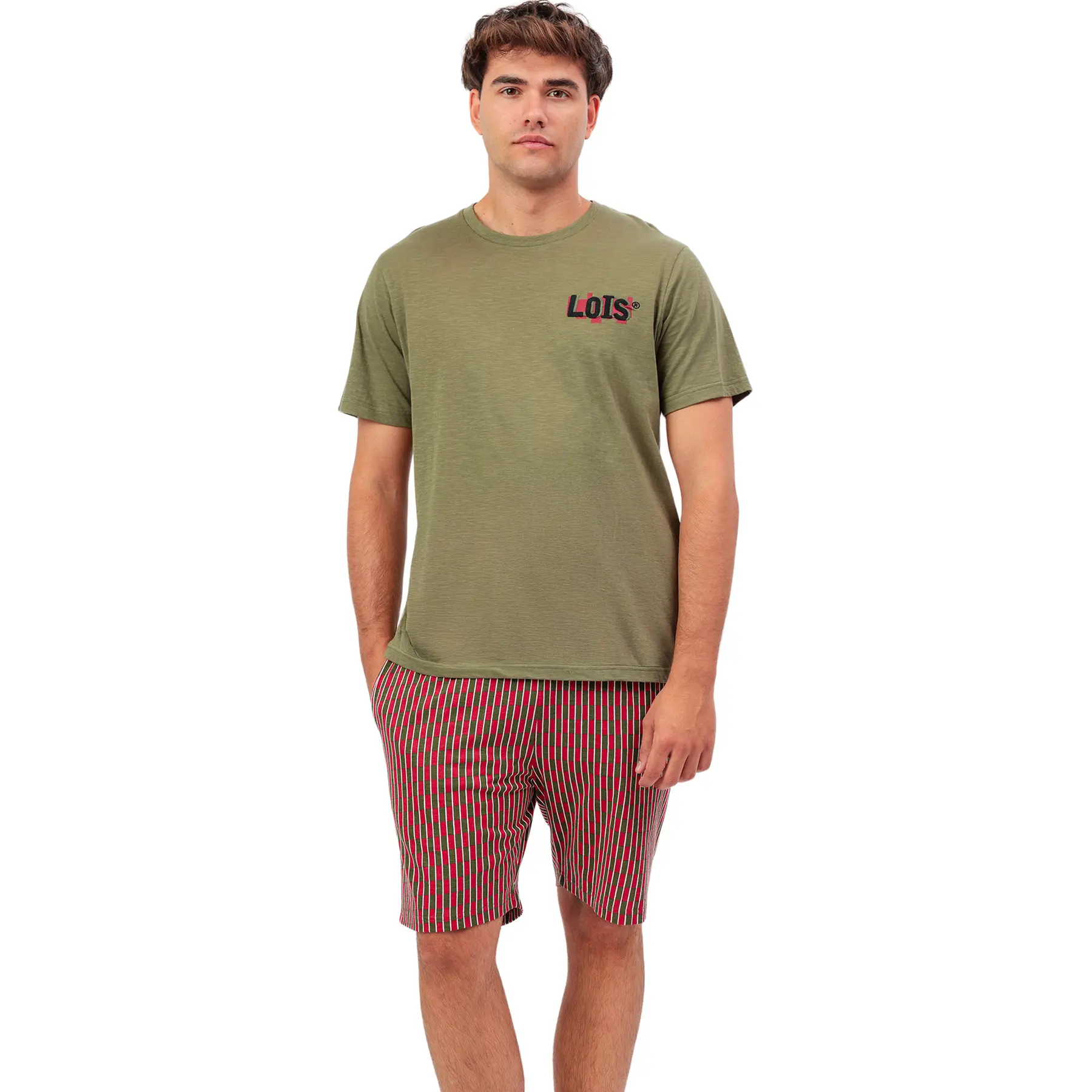 Image of Pyjama T-Shirt und Shorts Admas Wanderlust Lois