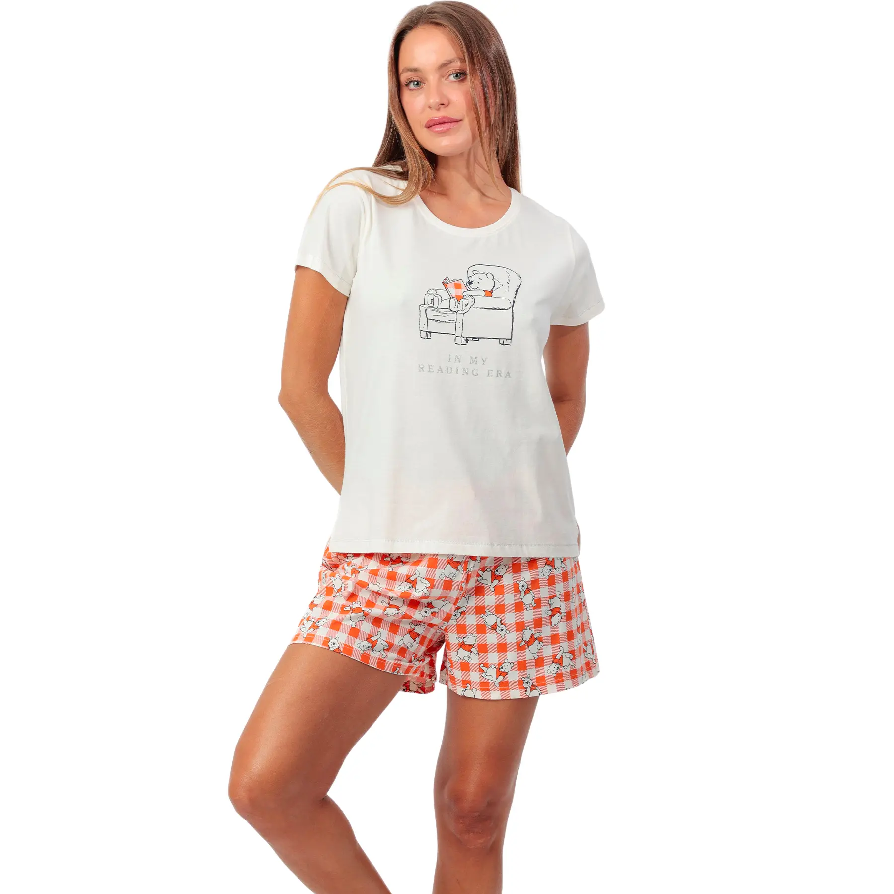 Pigiama t-shirt e pantaloni corti donna  Reading Era Disney