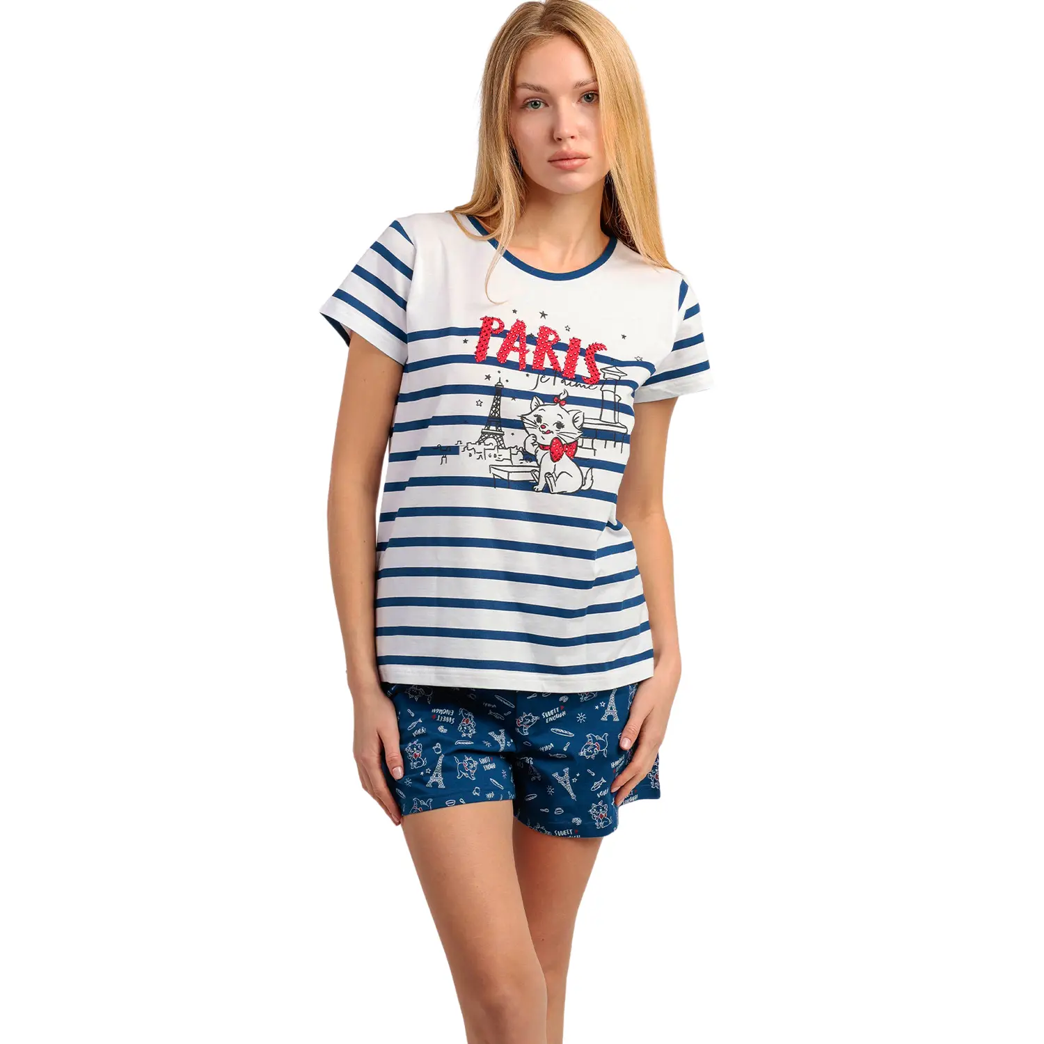 Pigiama t-shirt e pantaloni corti donna  Marie Paris Disney
