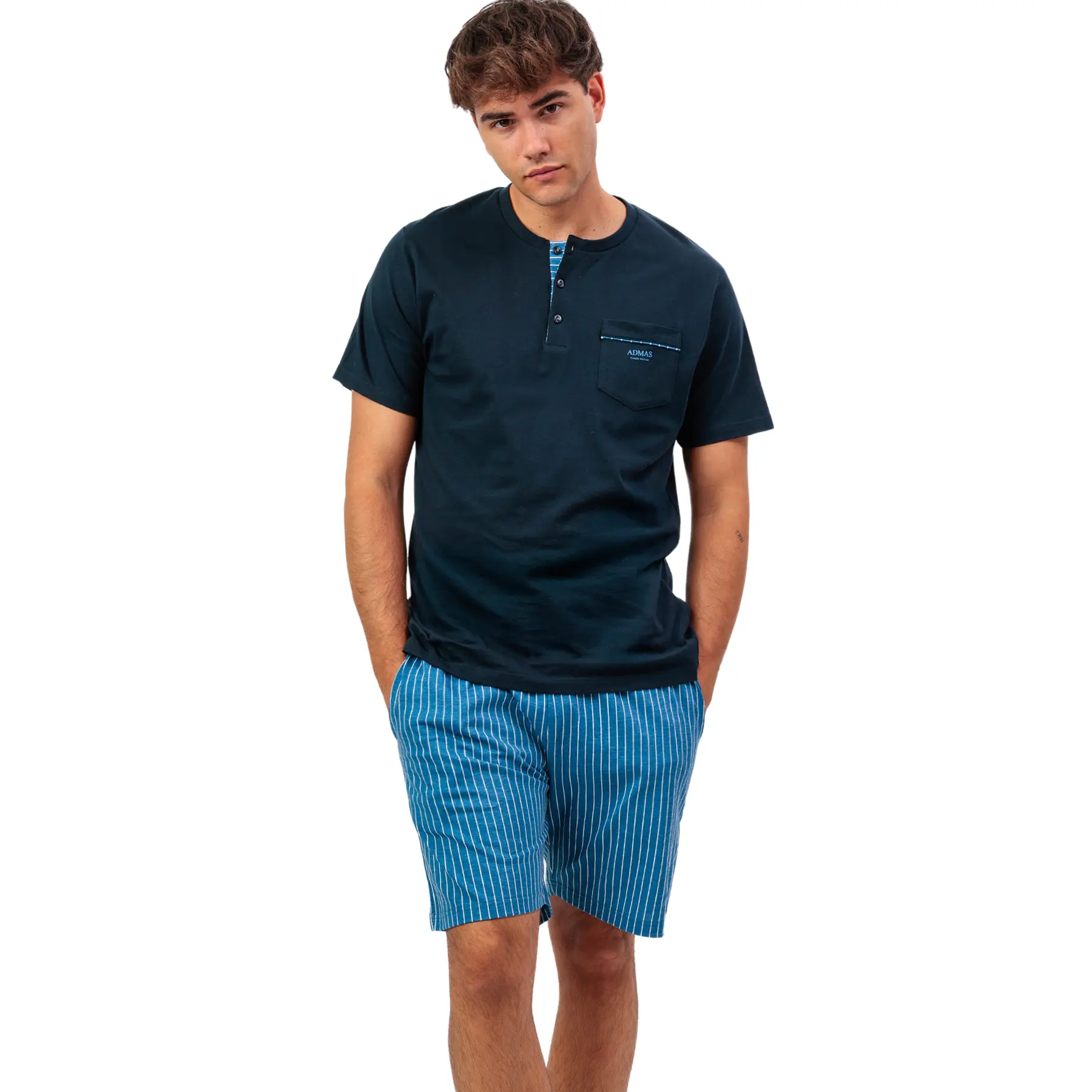 Image of Pyjama Admas Classic Stripes