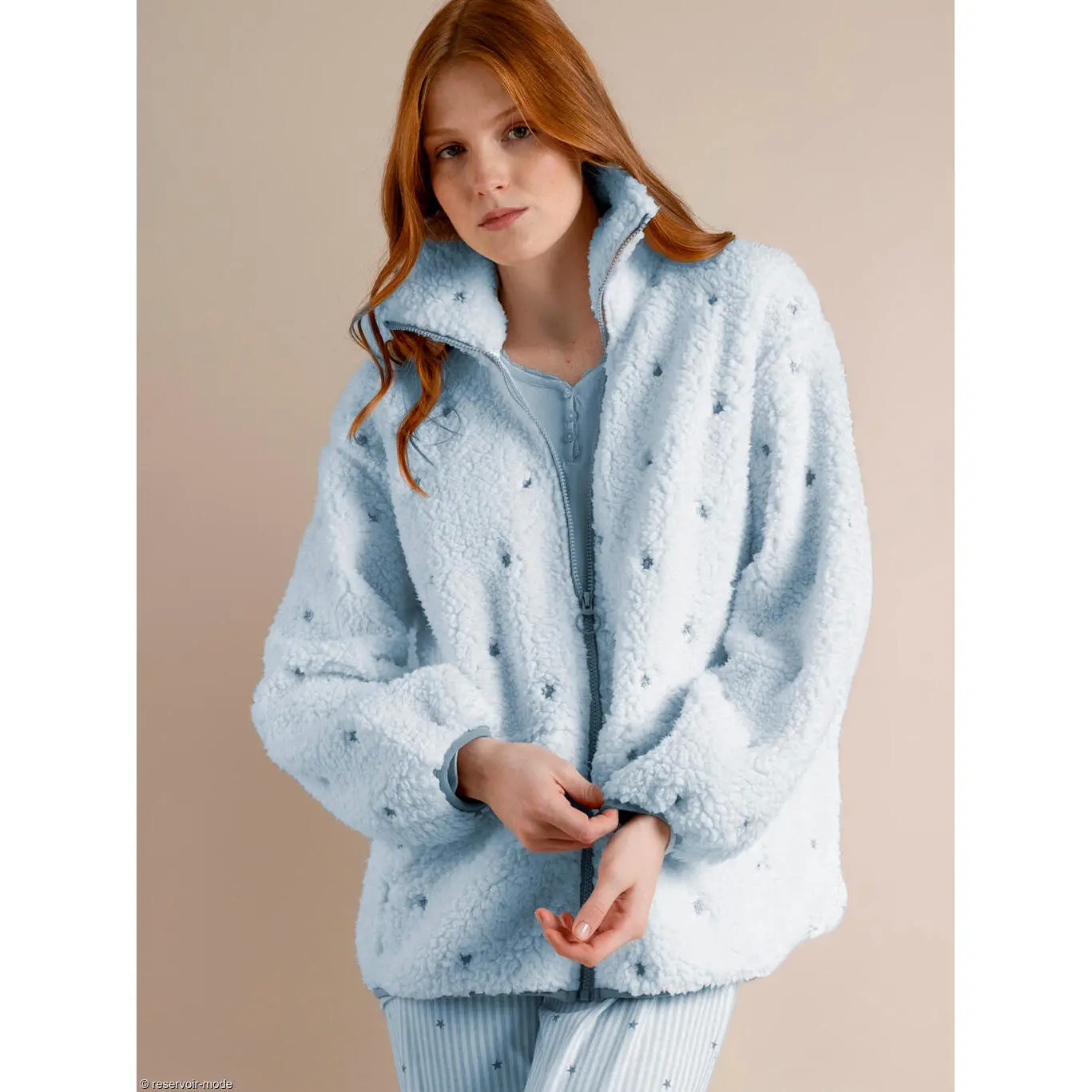 Fleecejacke Damen Admas Stripes And Stars