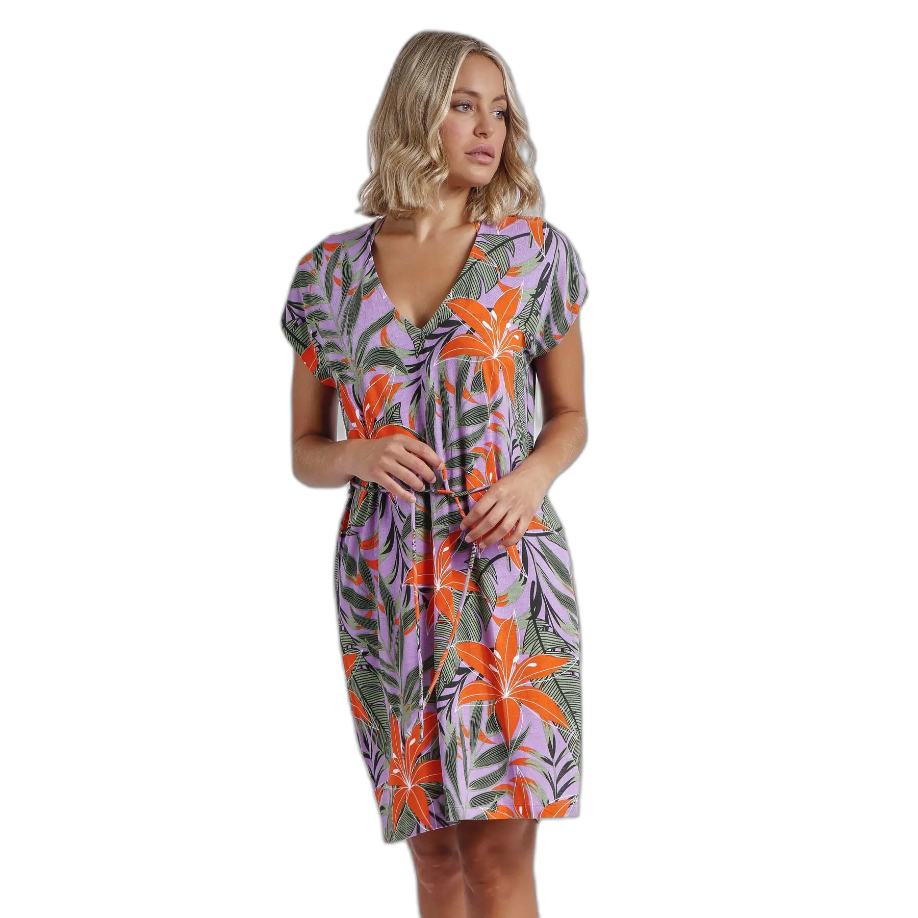 8433623671135 - Kleid Damen Jungle Mauve