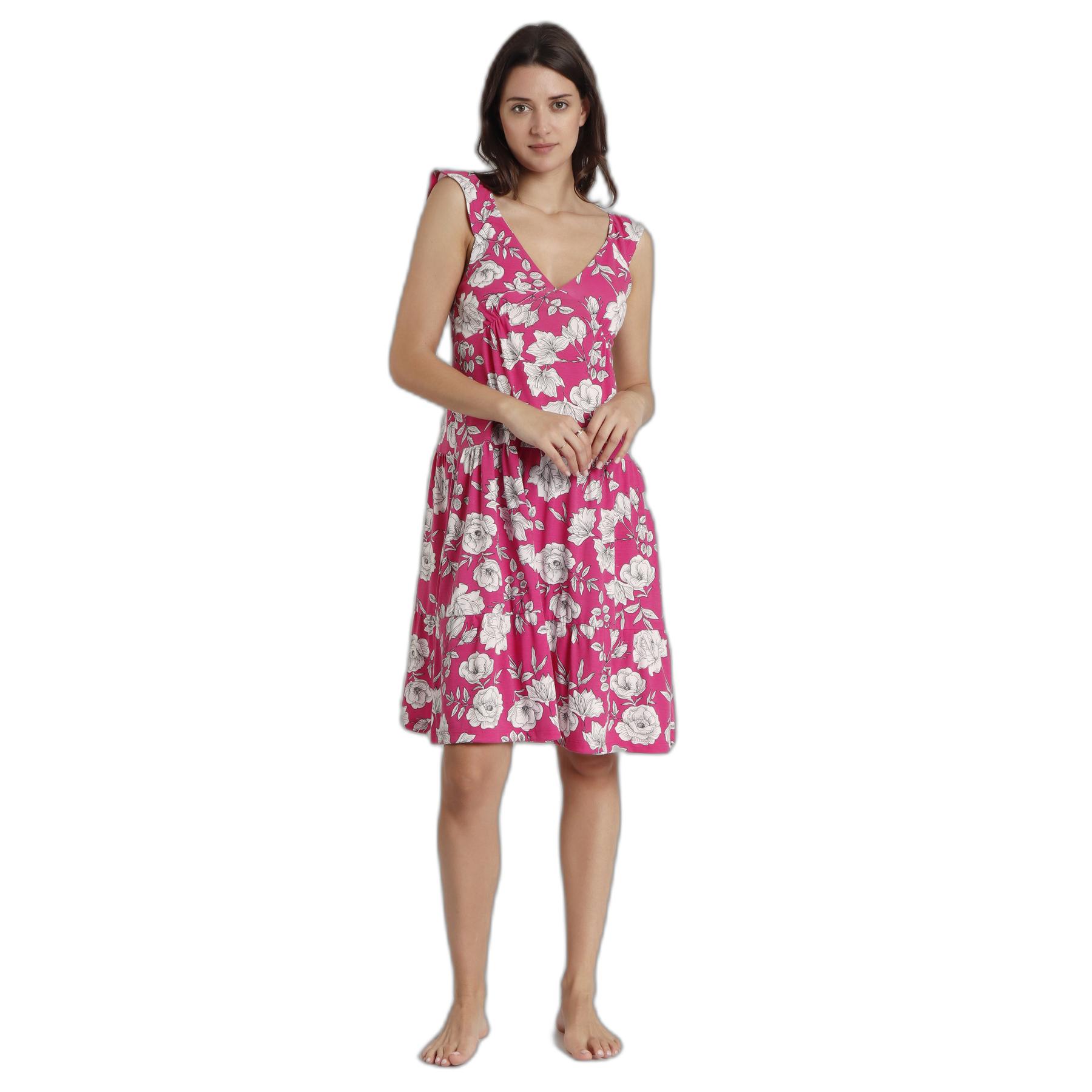 8433623748424 - Ärmelloses Strandkleid mit Blumen für Damen Admas