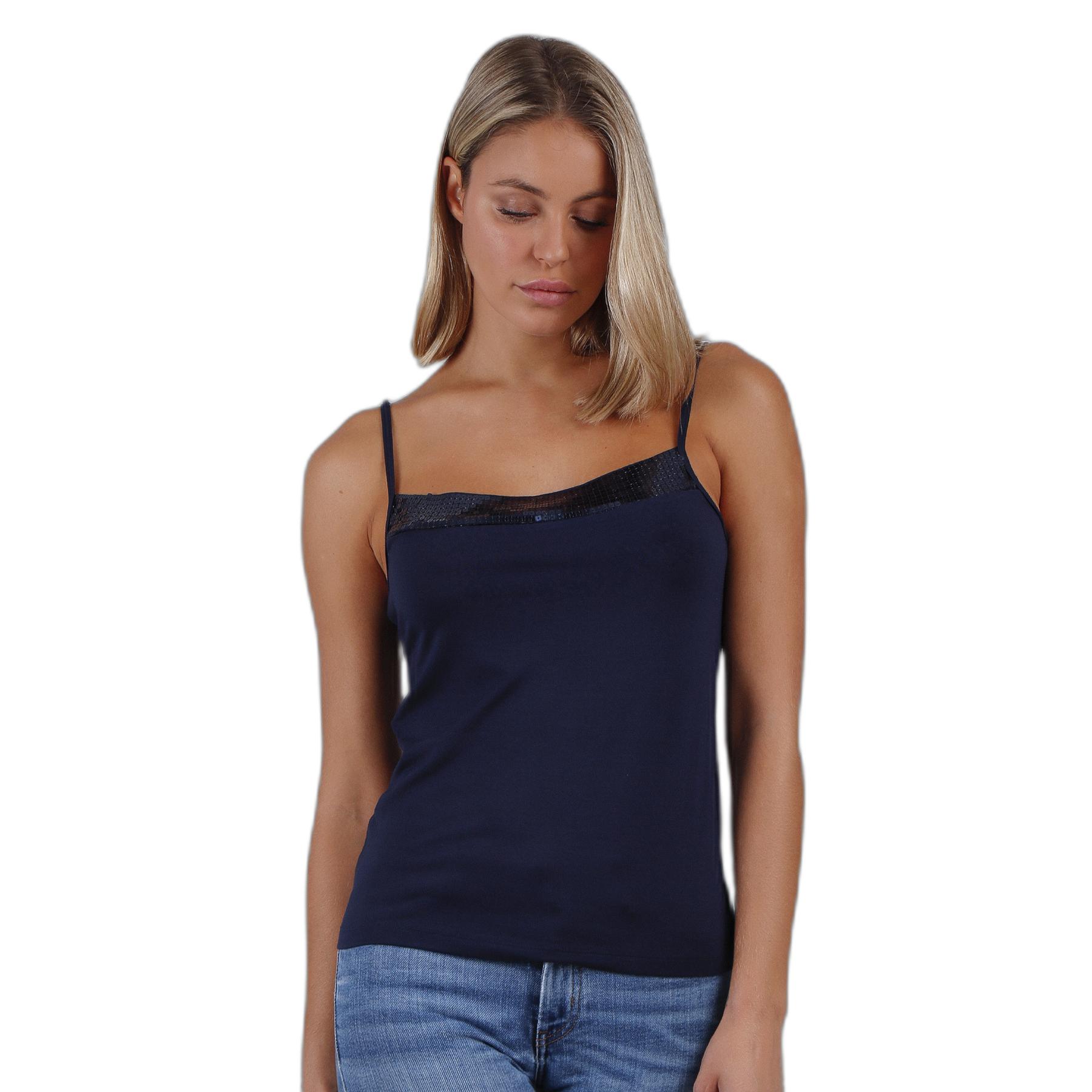 8433623677762 - Damentop mit Pailletten-Ausschnitt Admas