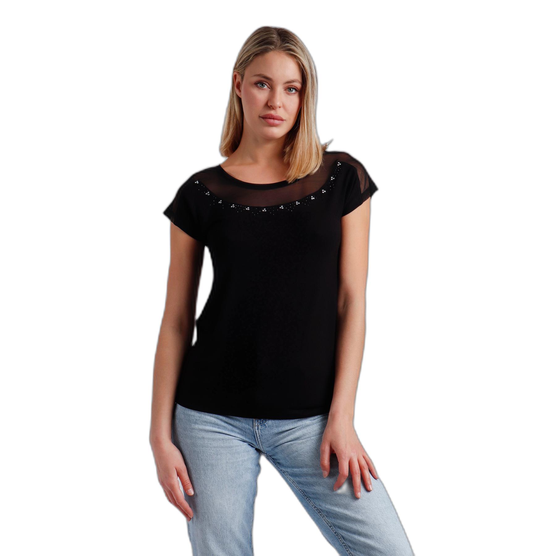 8433623678226 - Glitzer T-Shirt für Frauen Admas