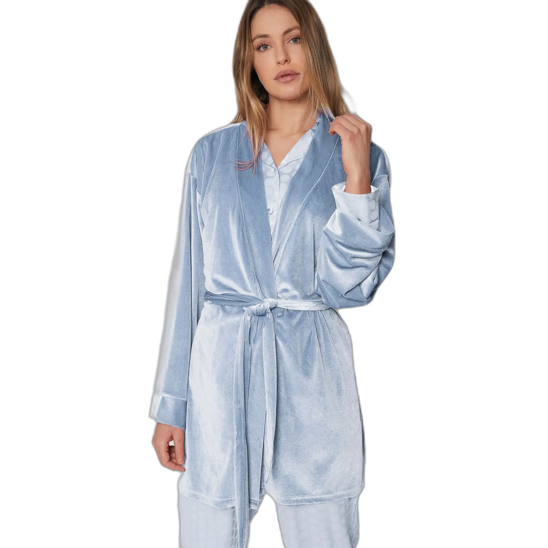 8433623547140 - Damen Langarm-Punktemantel Classic