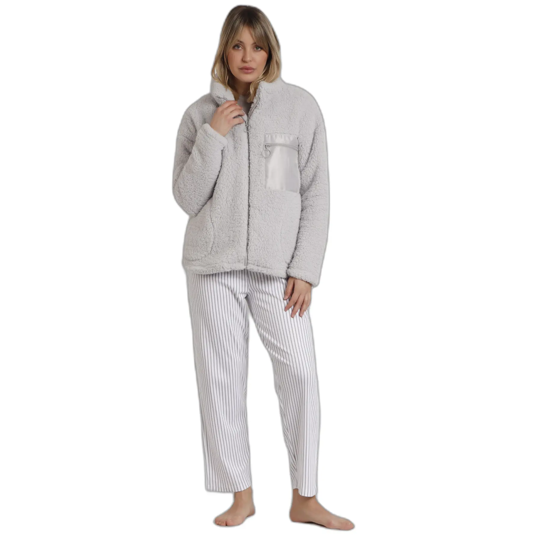 Frauen Langarm-Bademantel Admas Soft Home