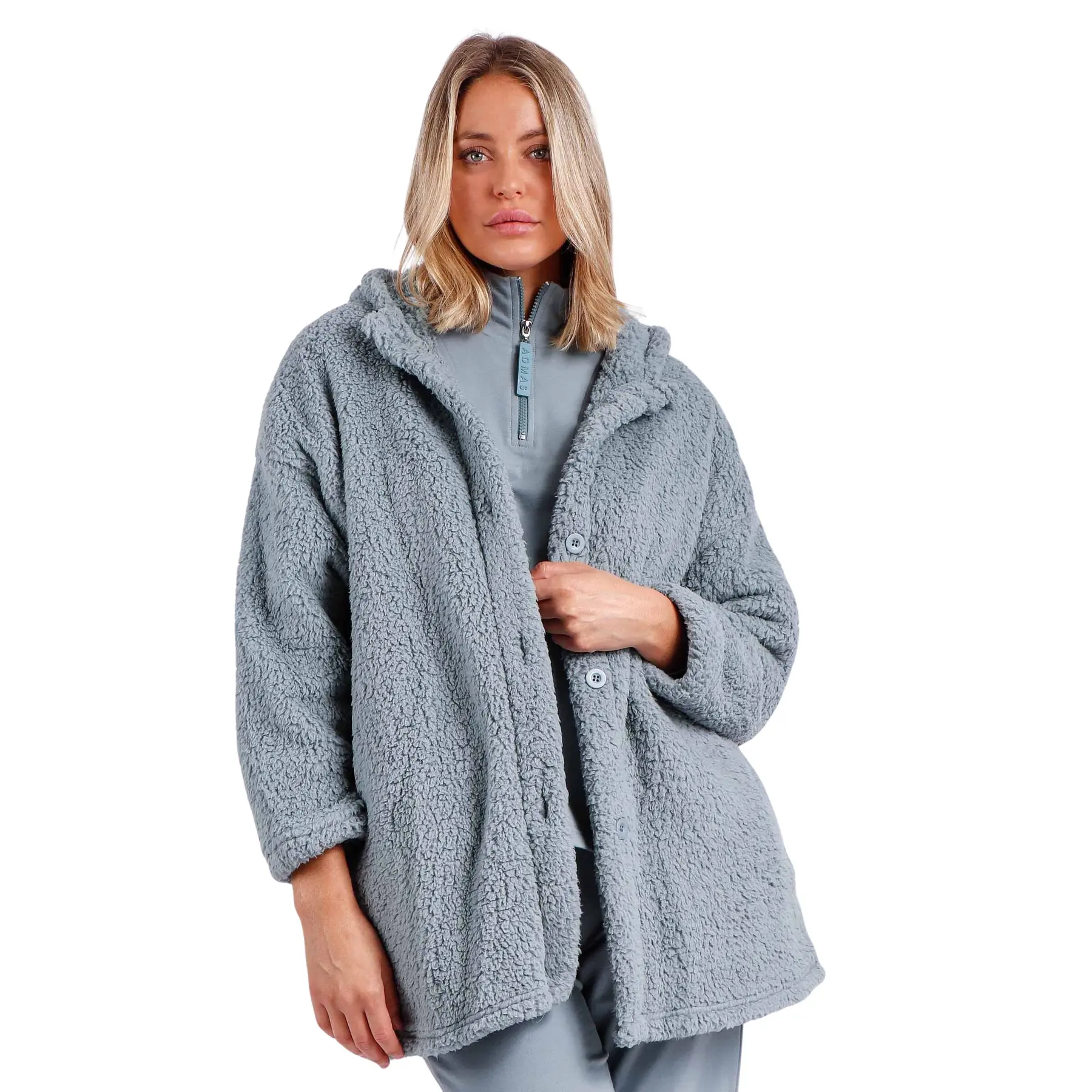 Langarm-Duschmantel für Damen Admas