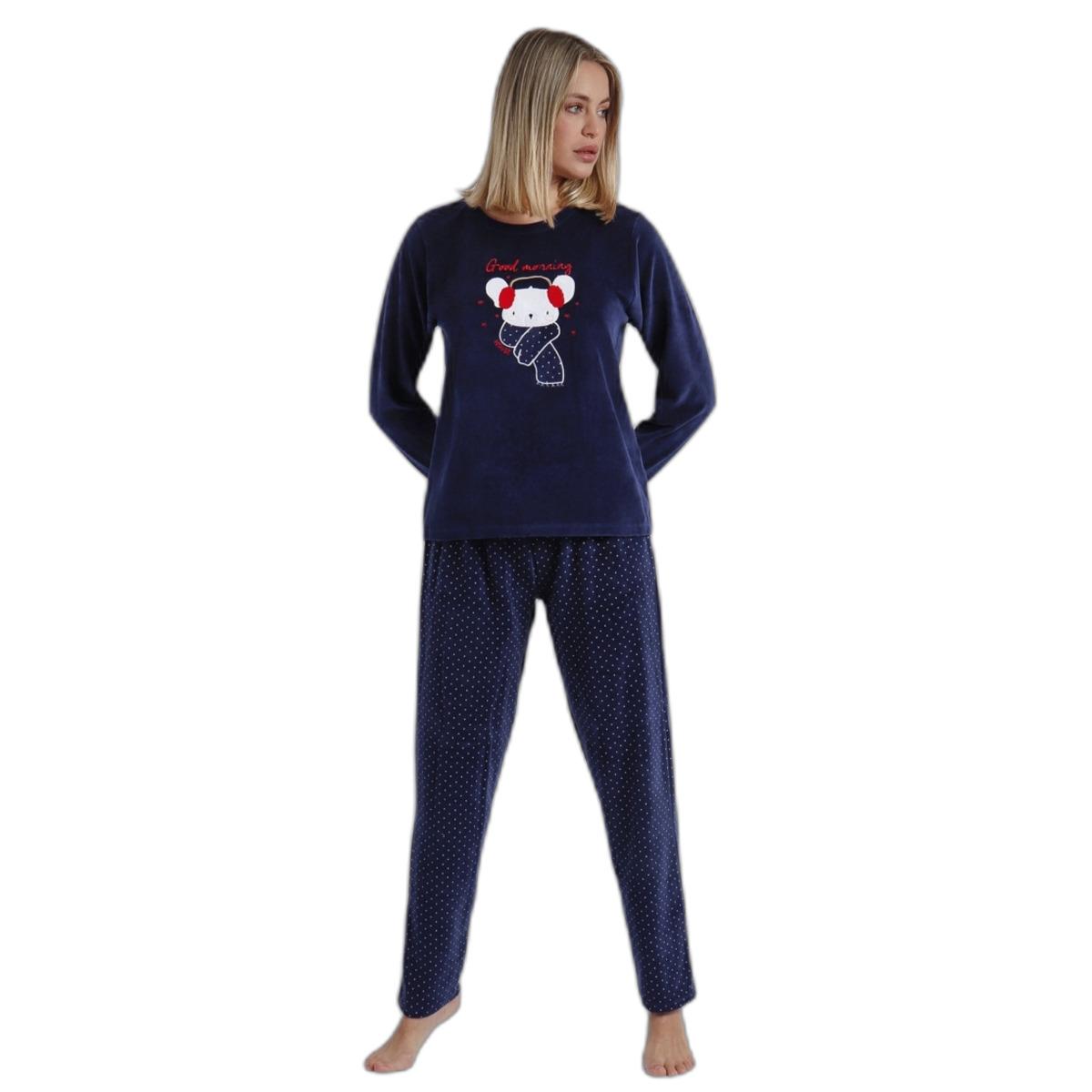 8433623735714 - Damen Langarmpyjama Morning Mouse