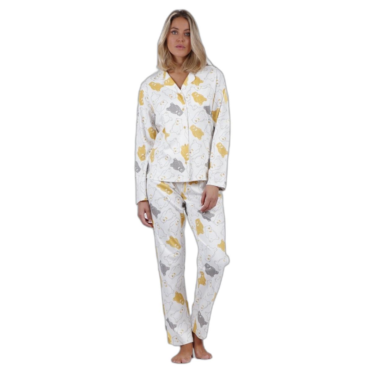 8433623736322 - Langarm-Open-Pyjama für Damen Warm Hugs