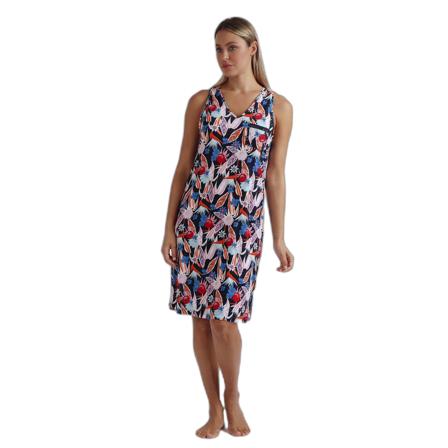 8433623741715 - Ärmelloses Nachthemd für Frauen Garden Feathers