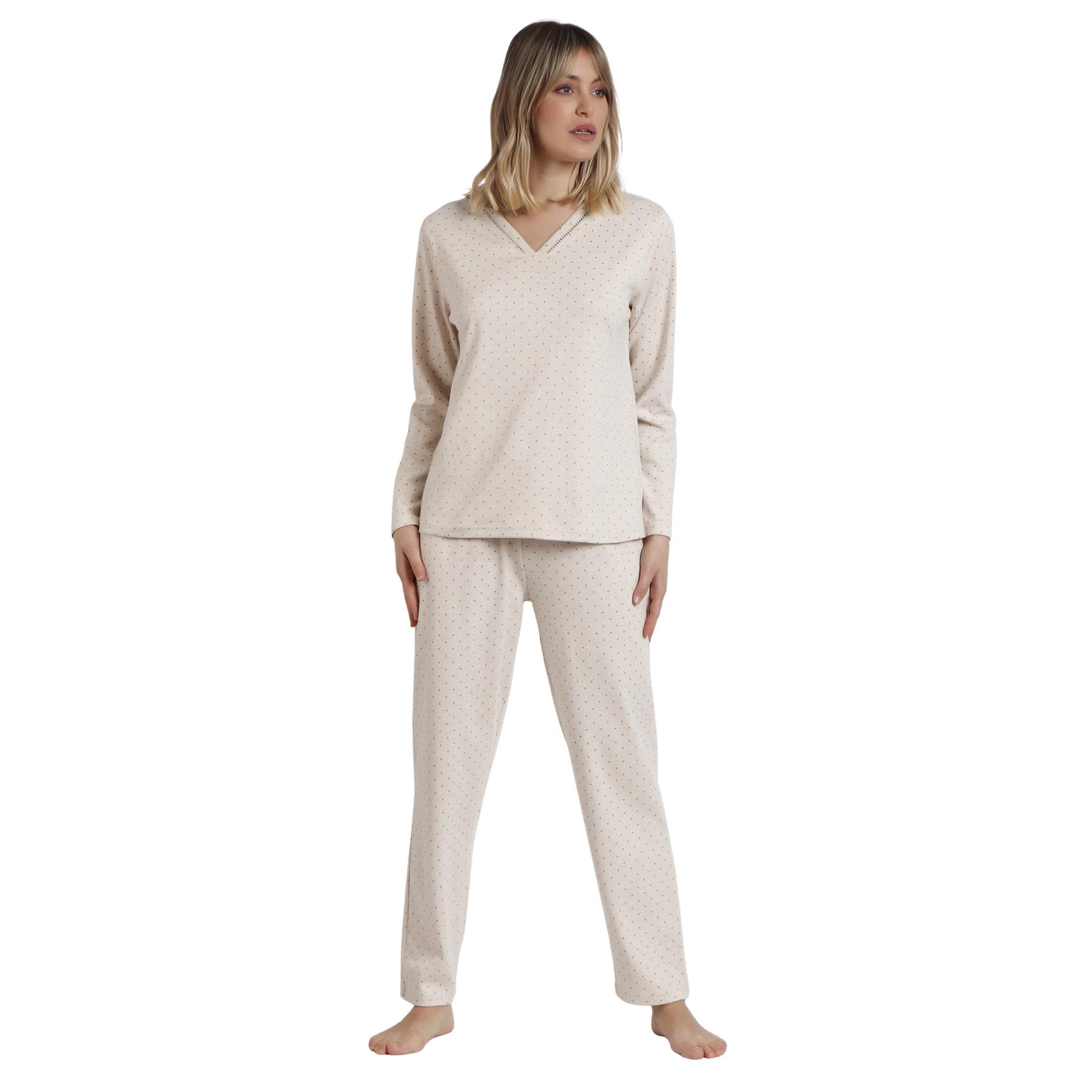 8433623790522 - Damen Langarm-Pyjama Classic Organic Dots 8433623790522 - Damen Langarm-Pyjama Classic Organic Dots