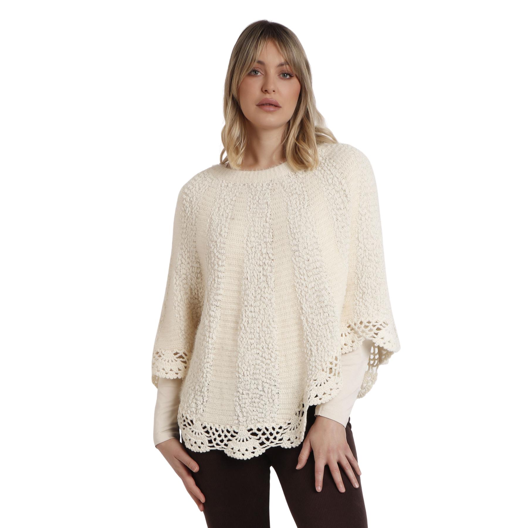 8433623818516 - Strickponcho für Damen Liso Romantic