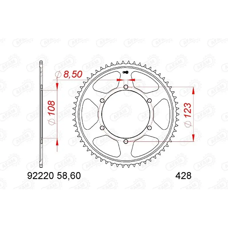 Stalen kroon #428 Afam 92220
